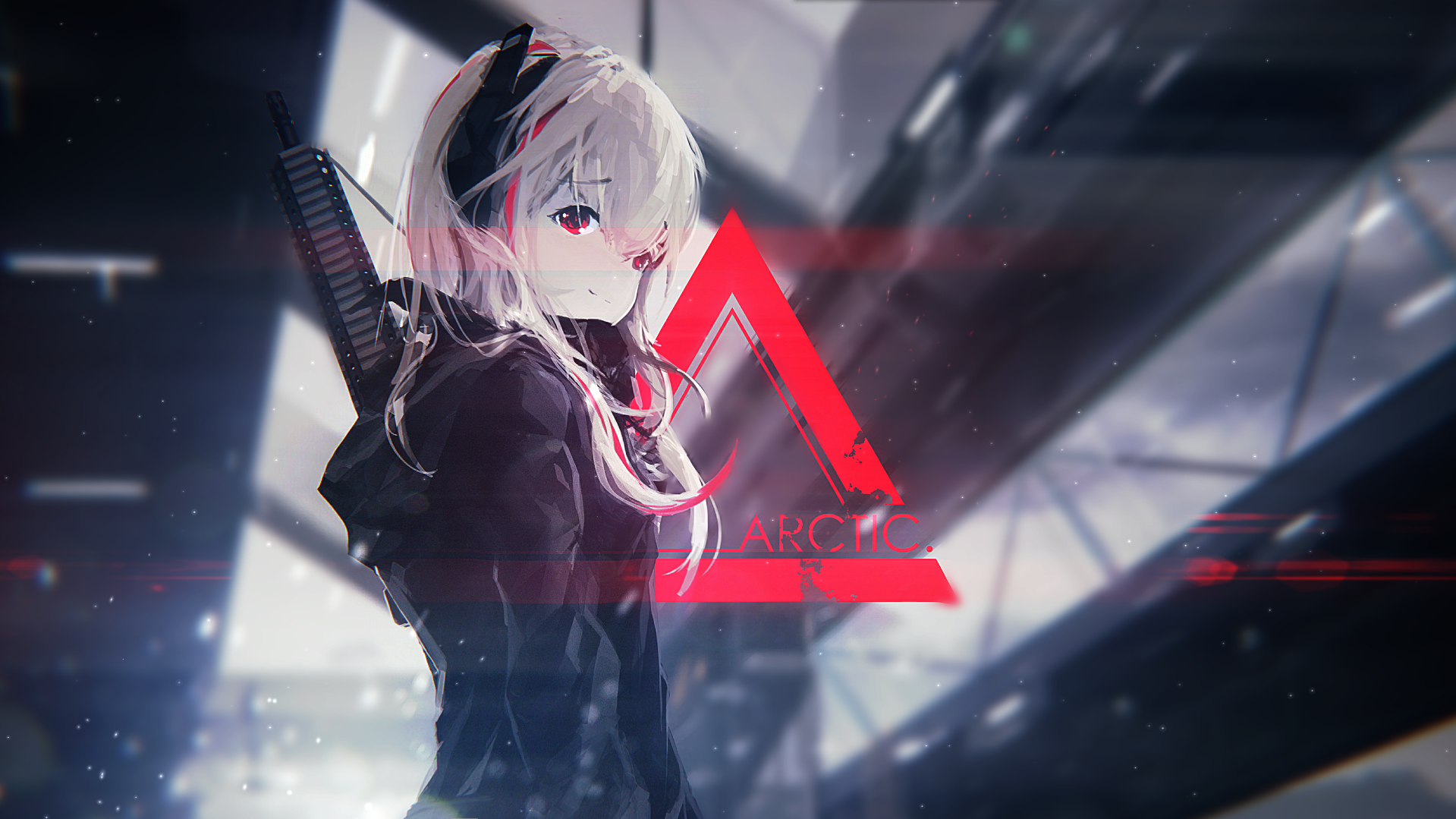 anime girls, anime, comic art, Girls Frontline, M4 SOPMOD II (Girls Frontline), HD Wallpaper