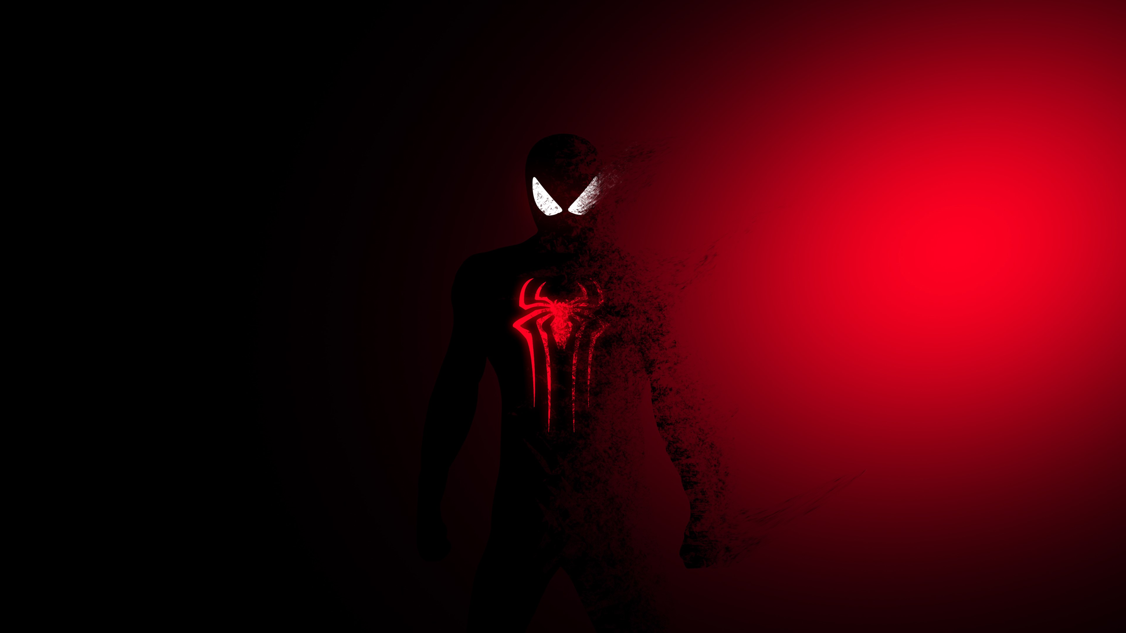 artwork, digital art, Spider-Man, Marvel Comics, superhero, red, HD Wallpaper