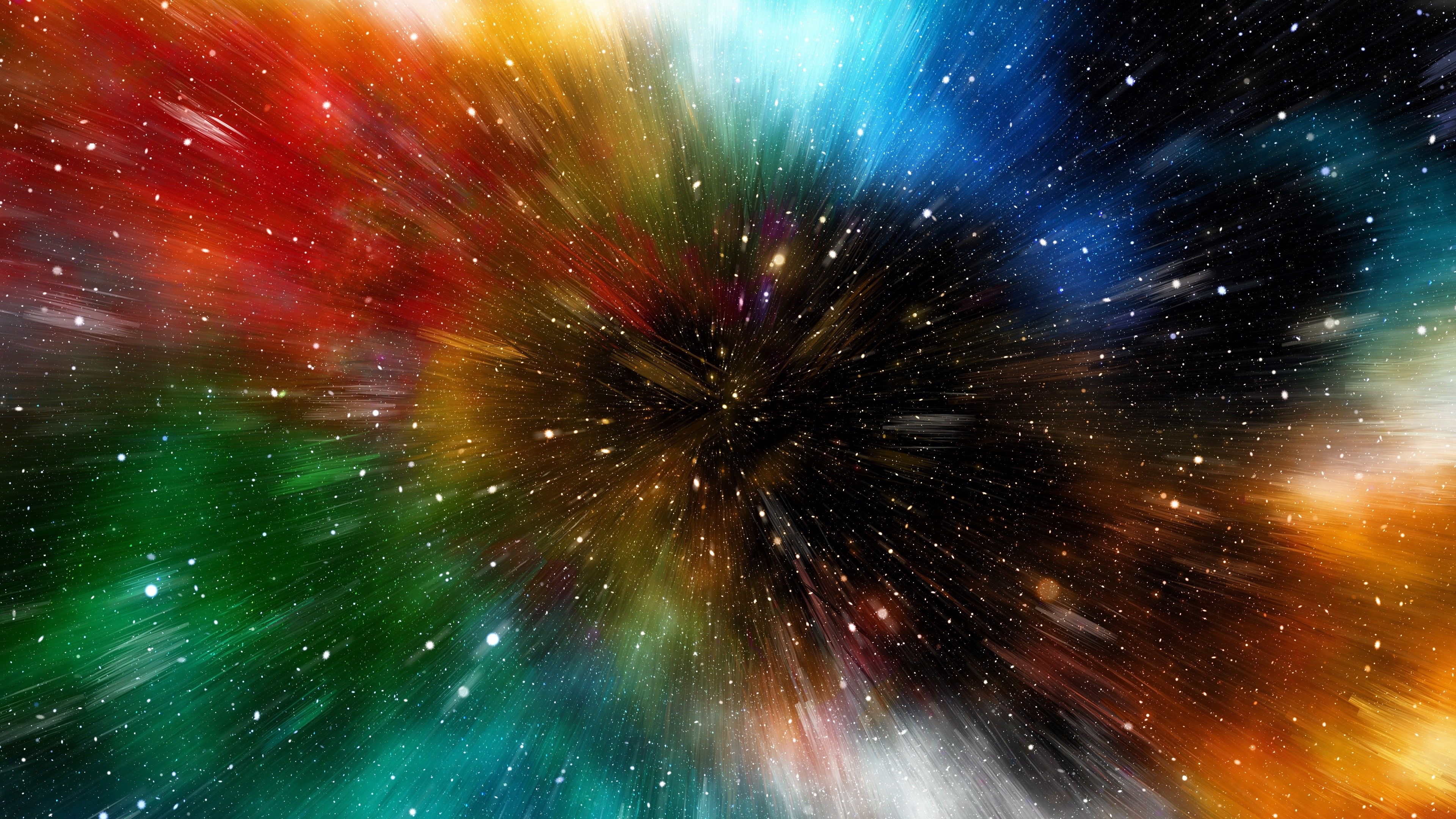 digital art, colorful, space, space art, HD Wallpaper