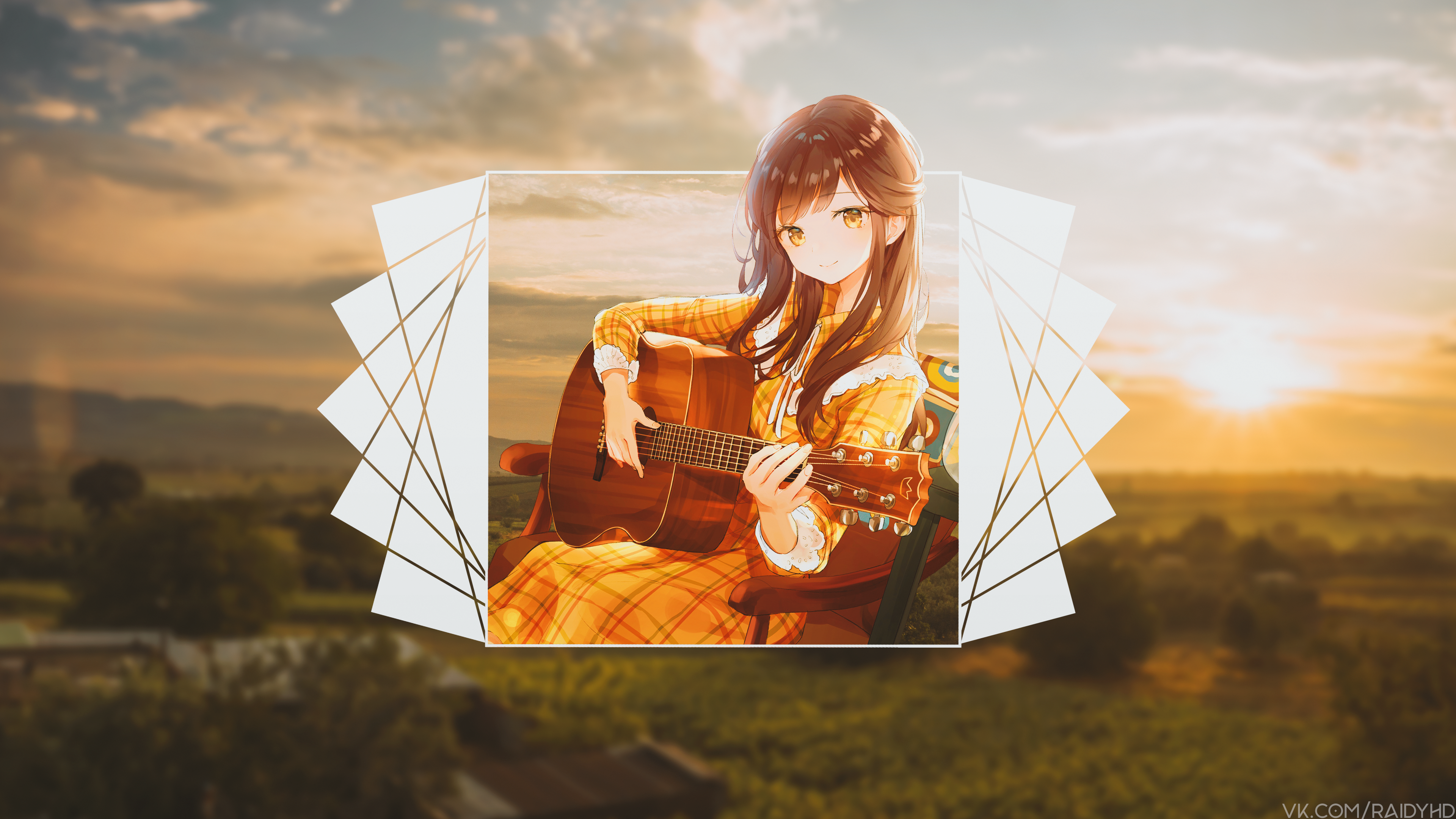 anime, anime girls, picture-in-picture, HD Wallpaper