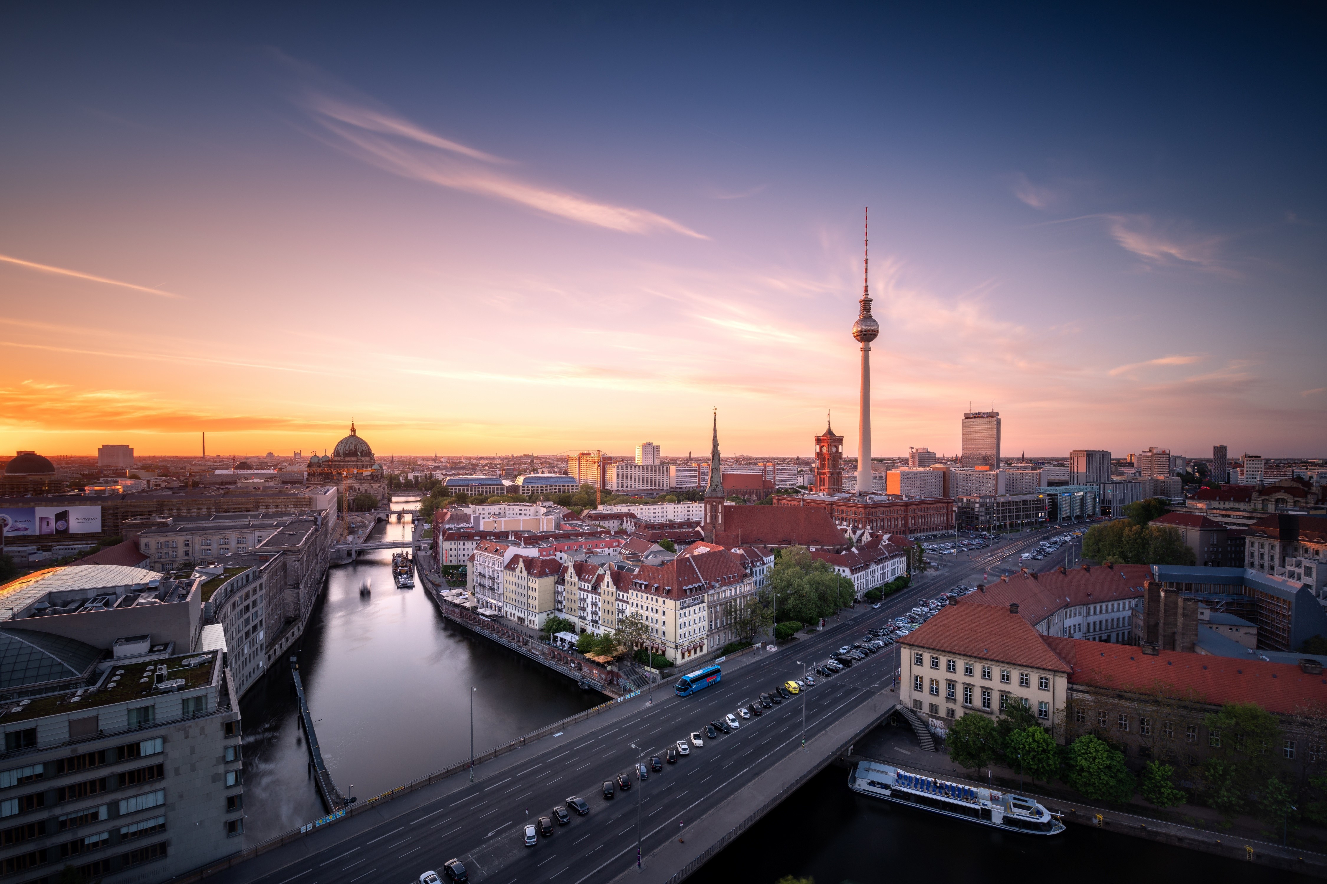 cityscape, city, Germany, Berlin, HD Wallpaper