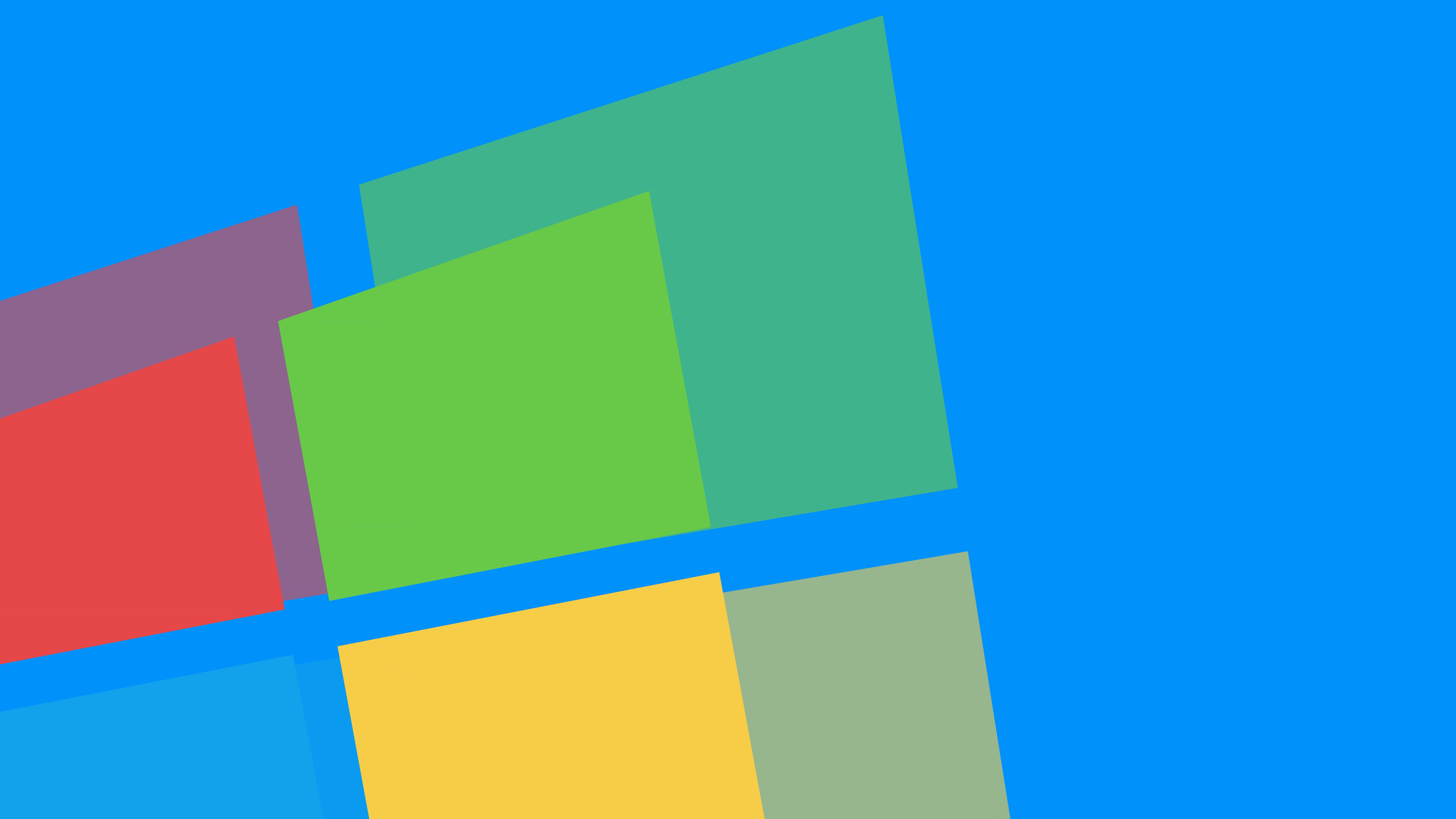 logo, Microsoft, simple background, blue background, HD Wallpaper