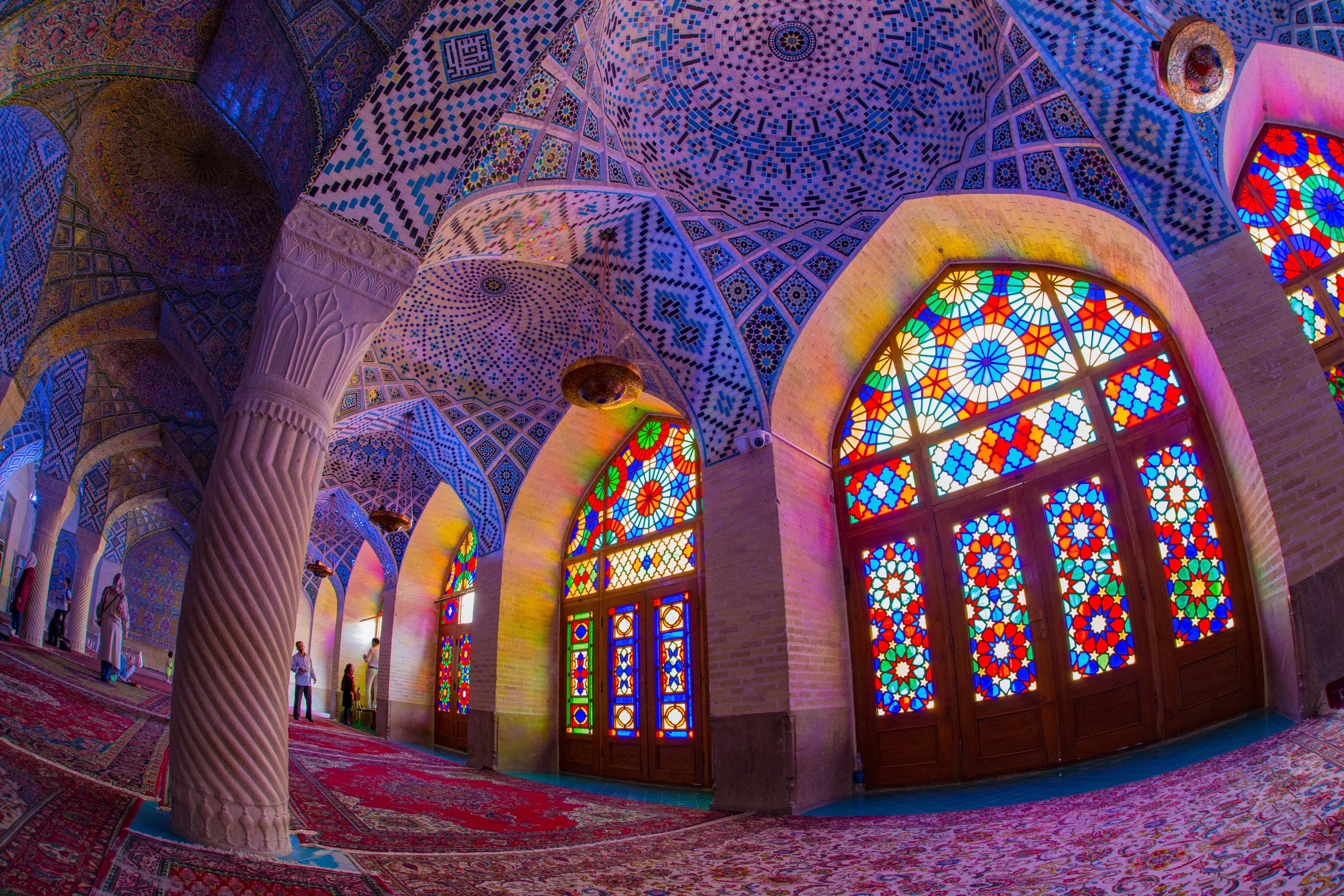 Iran, history, Nasir al-Mulk Mosque, colorful, HD Wallpaper
