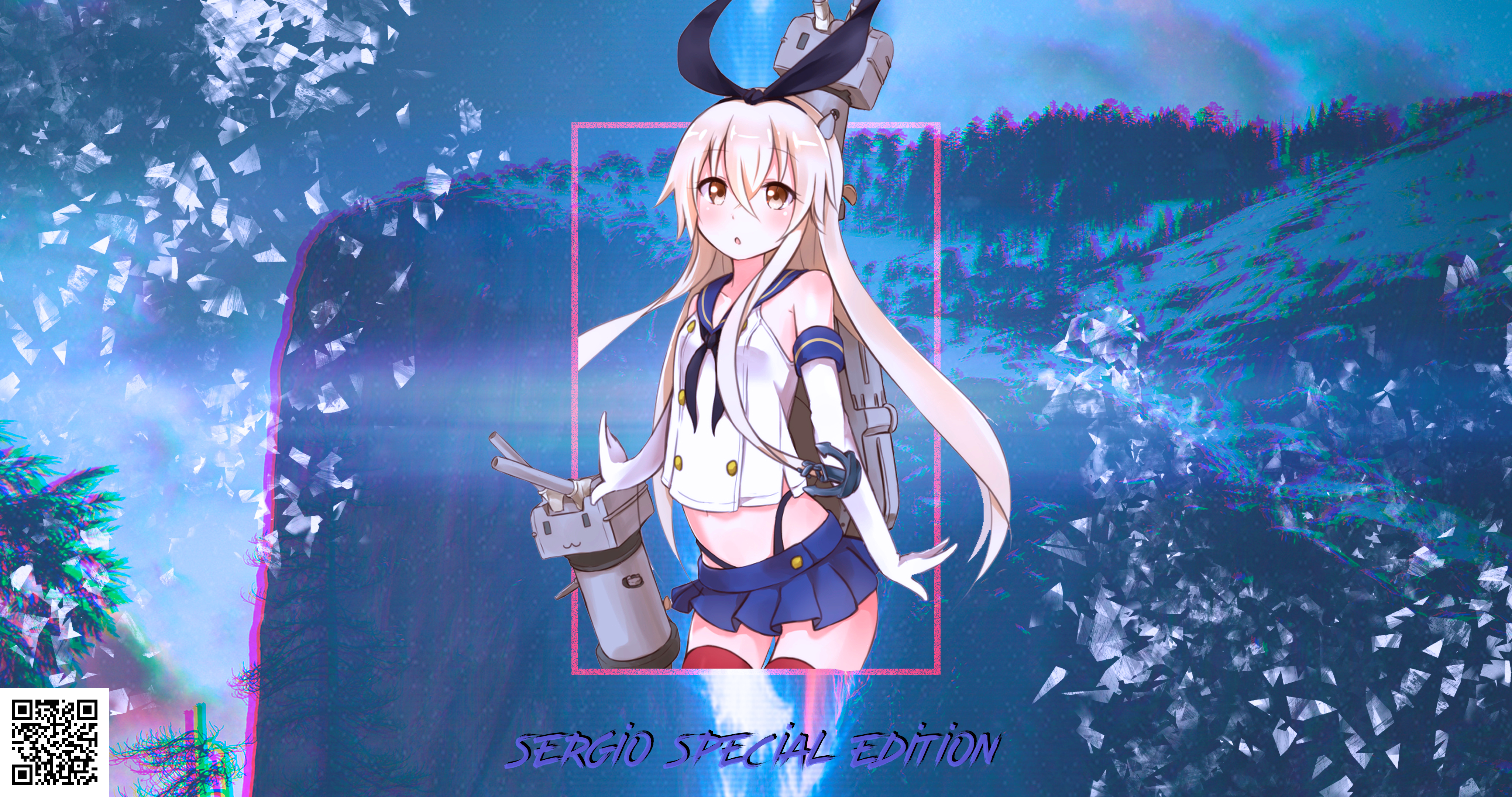 Shimakaze (Kancolle), anime girls, anime, Kantai Collection, HD Wallpaper
