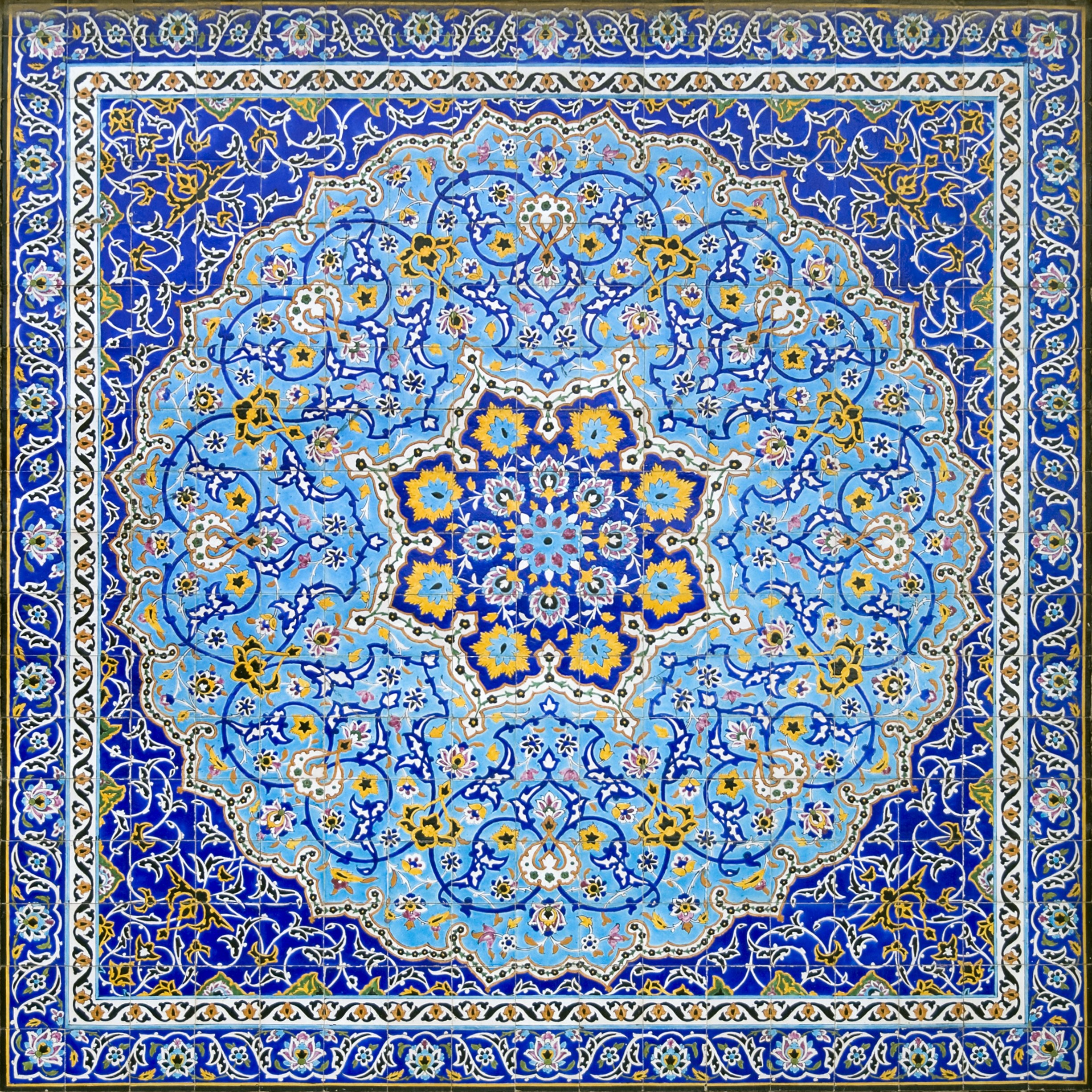 Iran, painting, pattern, HD Wallpaper