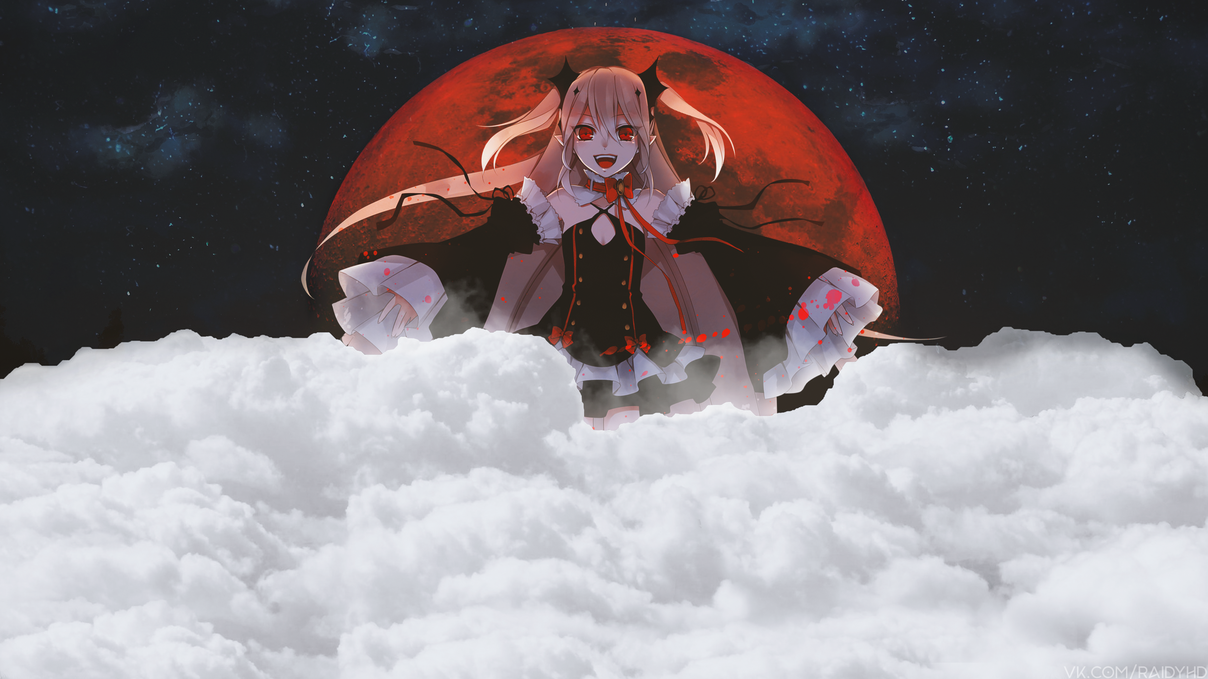 anime, anime girls, picture-in-picture, Krul Tepes, Owari No Seraph, HD Wallpaper