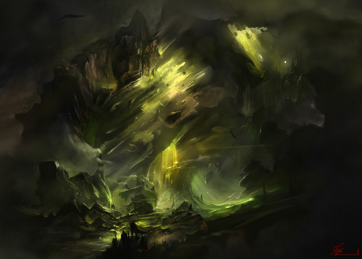 artwork, digital art, painting, HD Wallpaper