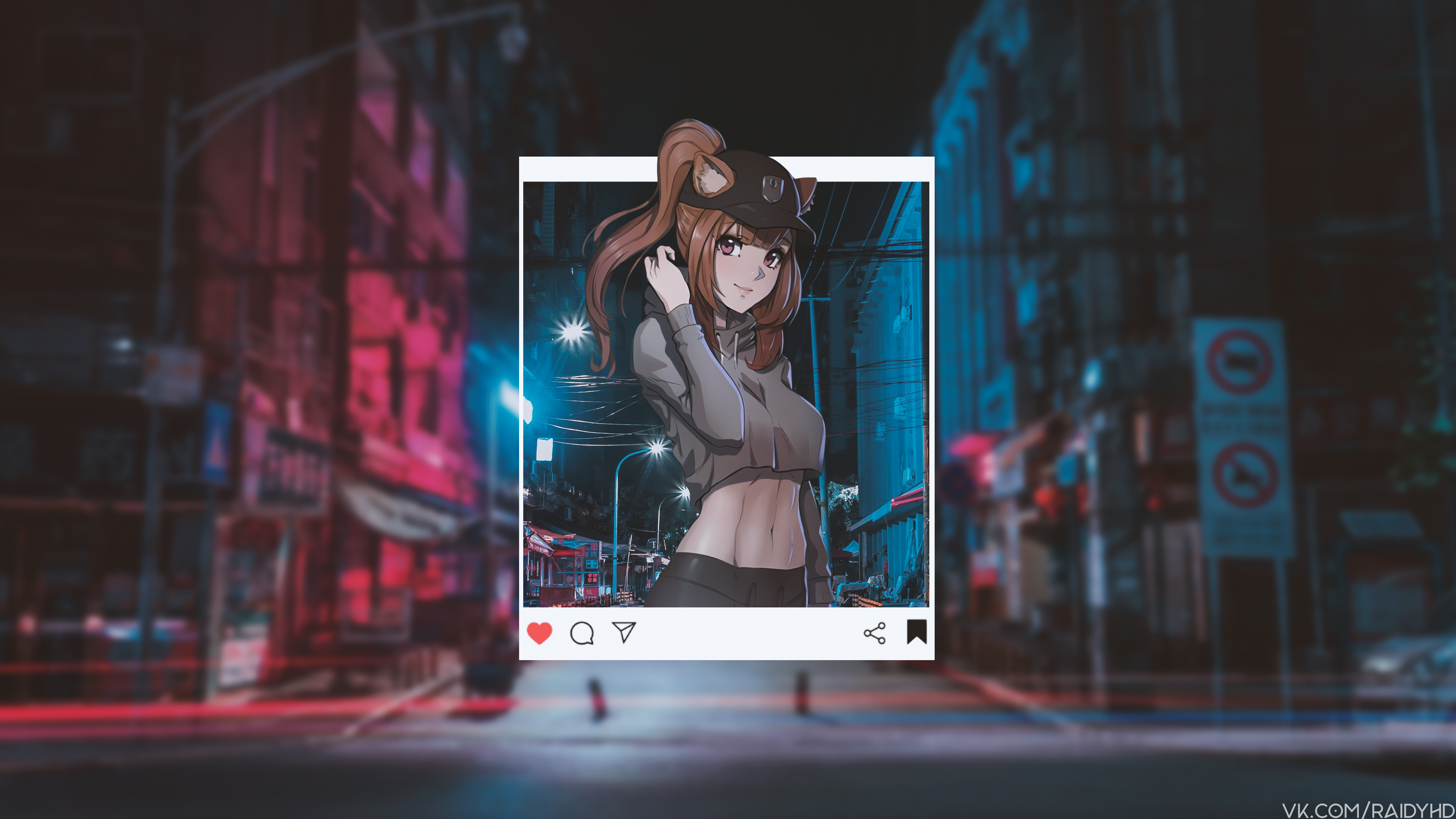 anime, anime girls, picture-in-picture, HD Wallpaper