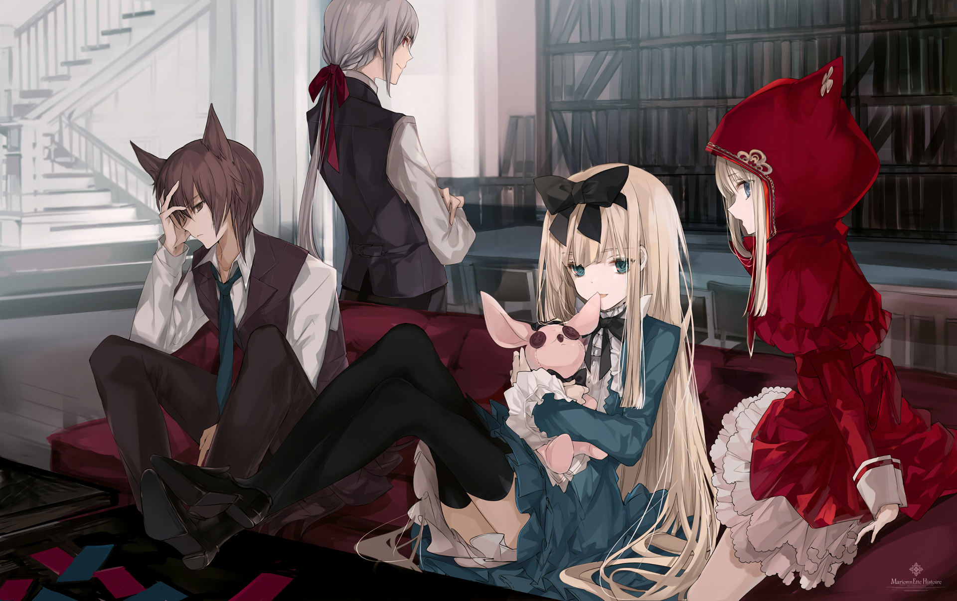 anime, anime girls, Comic Girls (Series), HD Wallpaper