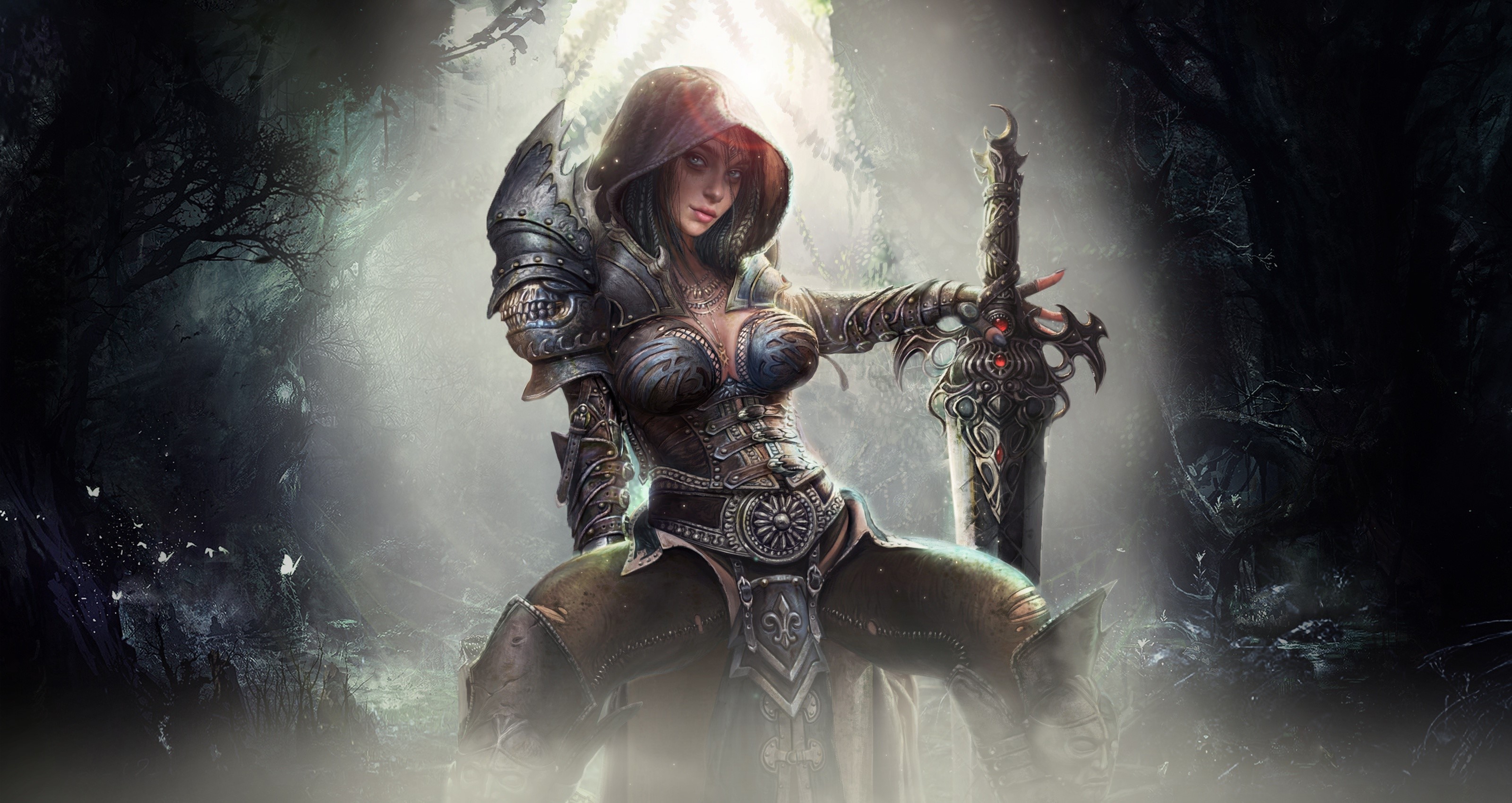artwork, fantasy art, fantasy girl, HD Wallpaper
