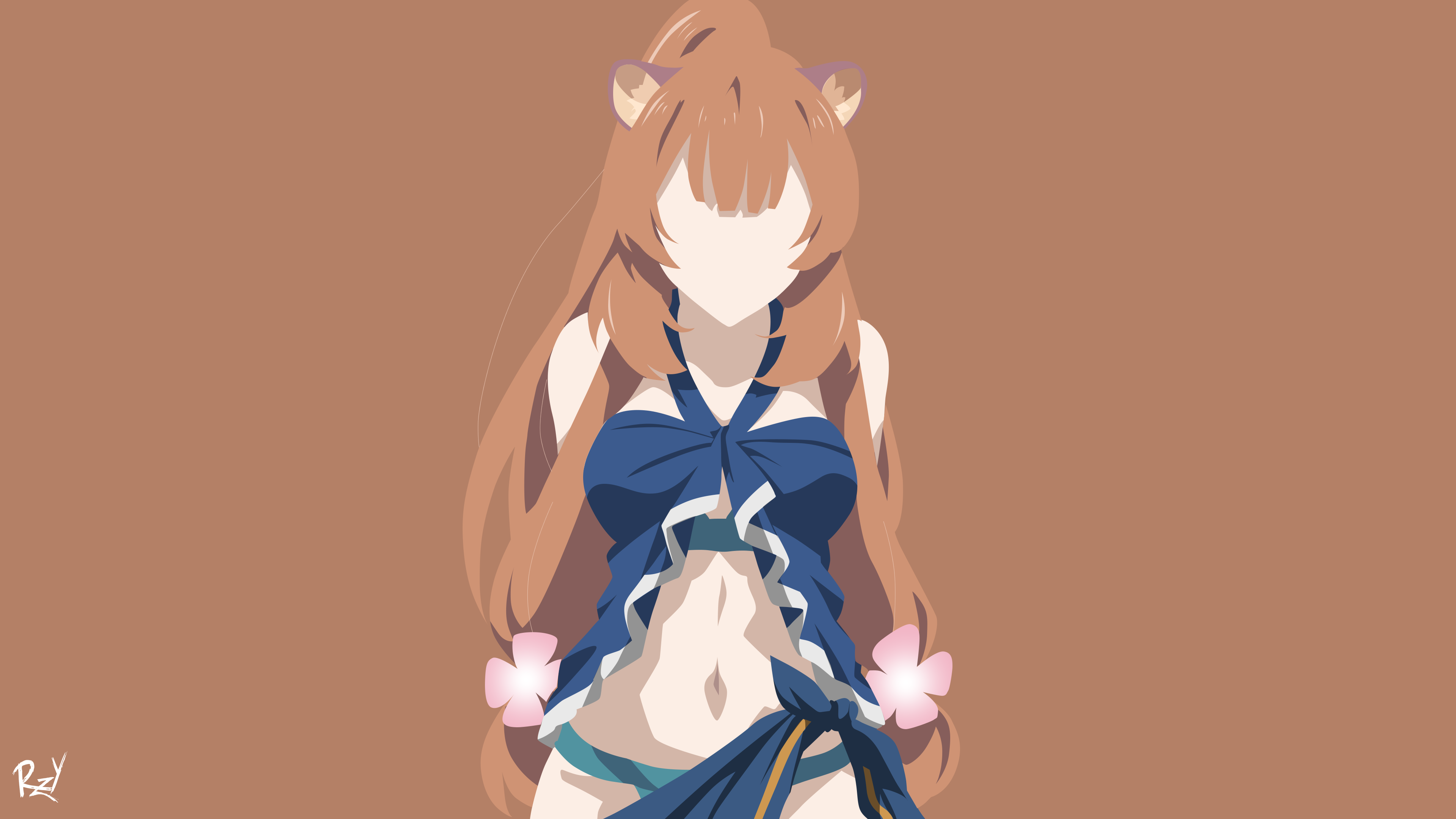 Raphtalia, Tate no Yuusha no Nariagari, minimalism, anime girls, animal ears, HD Wallpaper