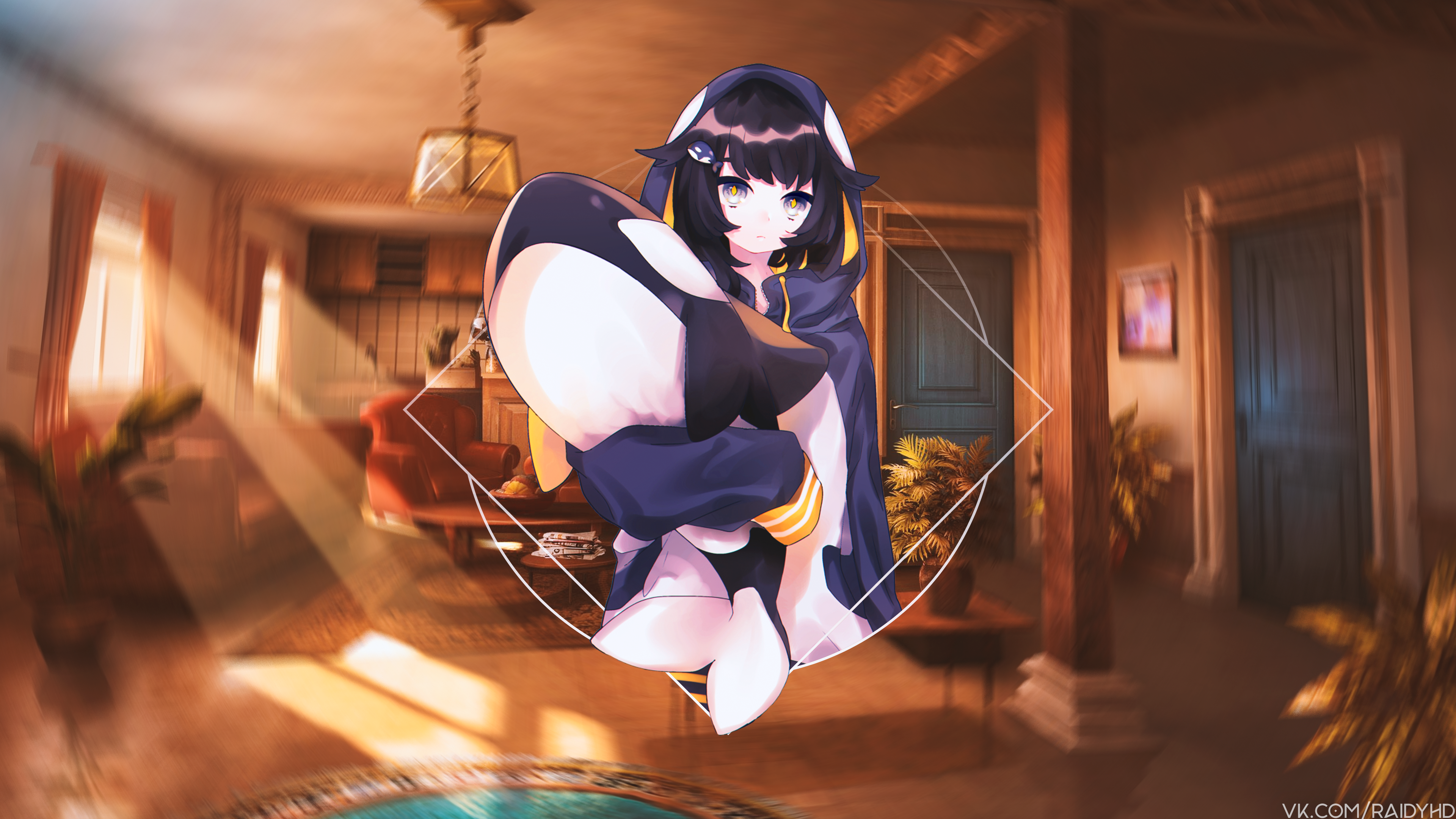 anime, anime girls, picture-in-picture, HD Wallpaper