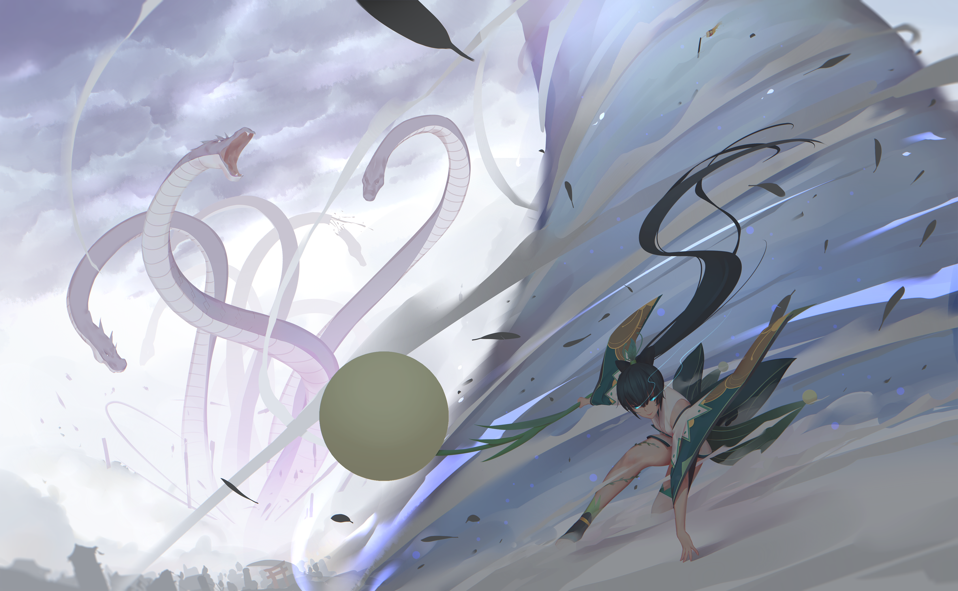 anime, comic art, HD Wallpaper