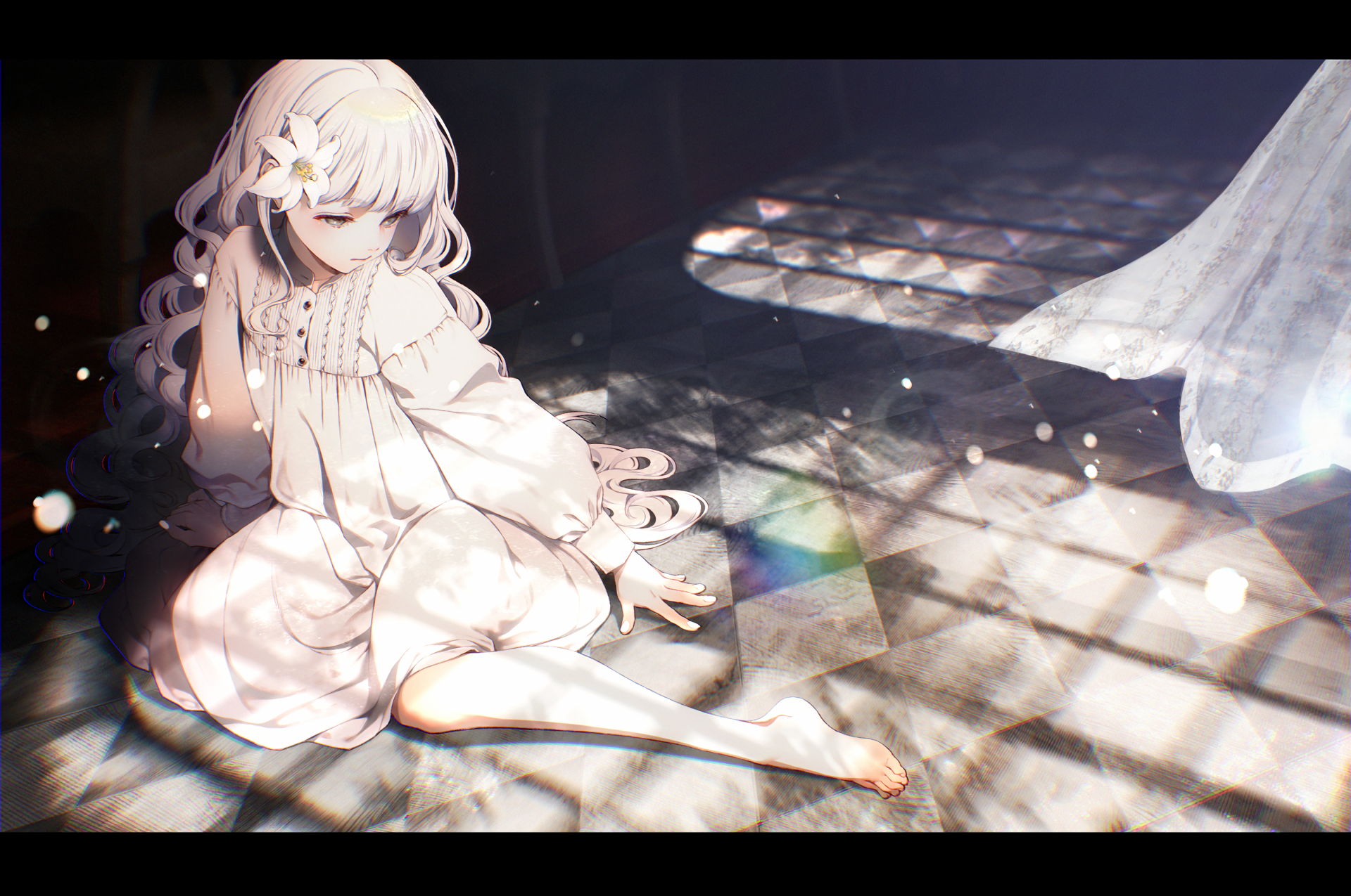 anime, comic art, anime girls, HD Wallpaper