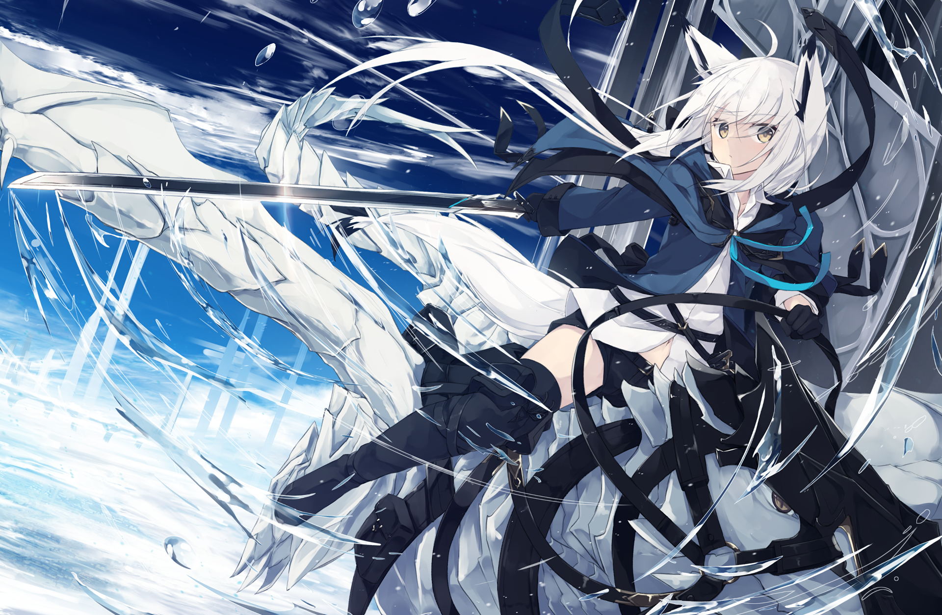 anime, comic art, anime girls, HD Wallpaper