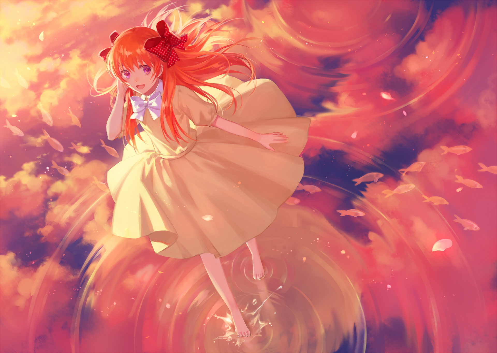 anime, comic art, anime girls, HD Wallpaper