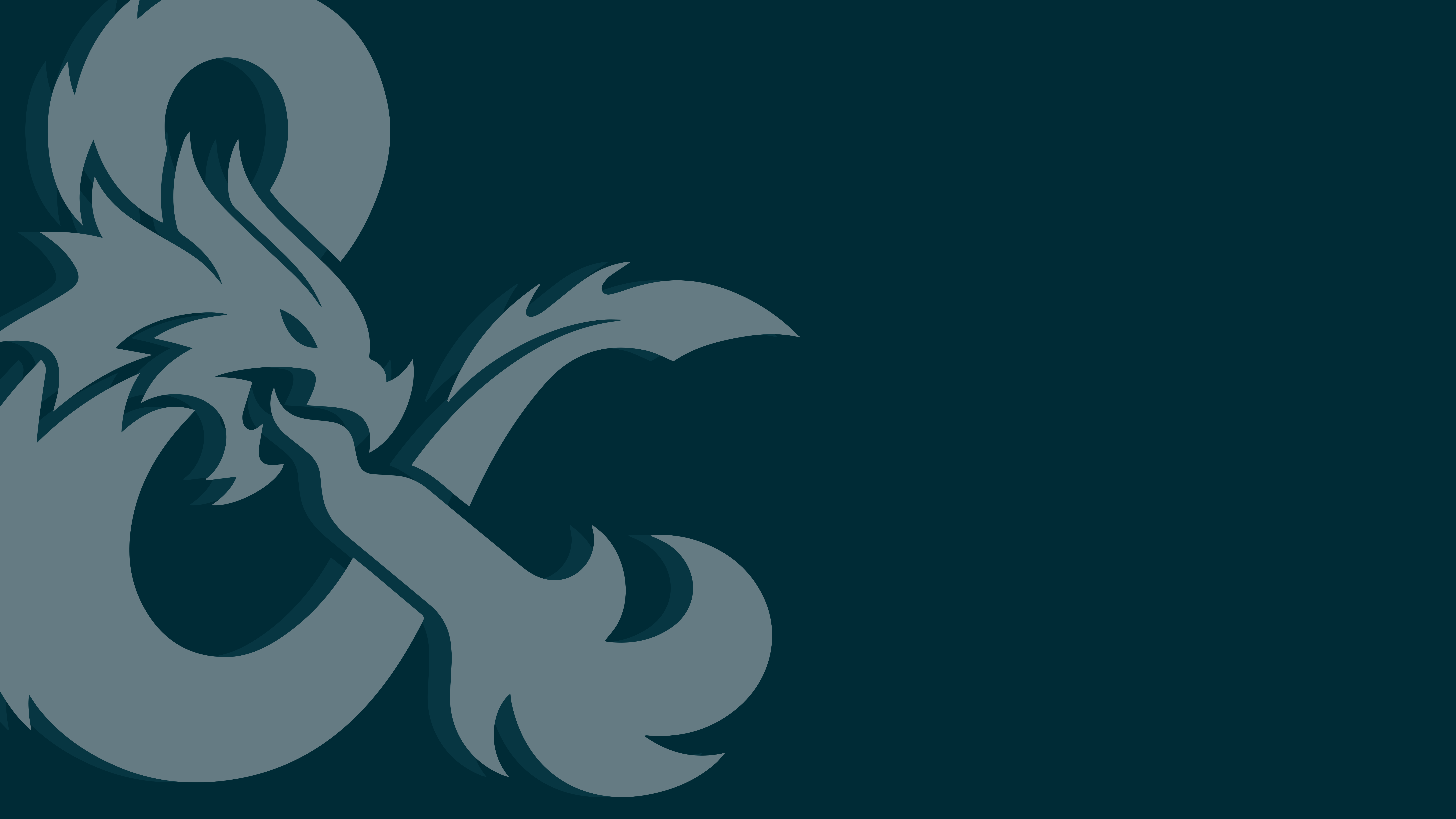 solarized colorscheme, Dungeons & Dragons, minimalism, vector, simple background, simple, dragon, HD Wallpaper