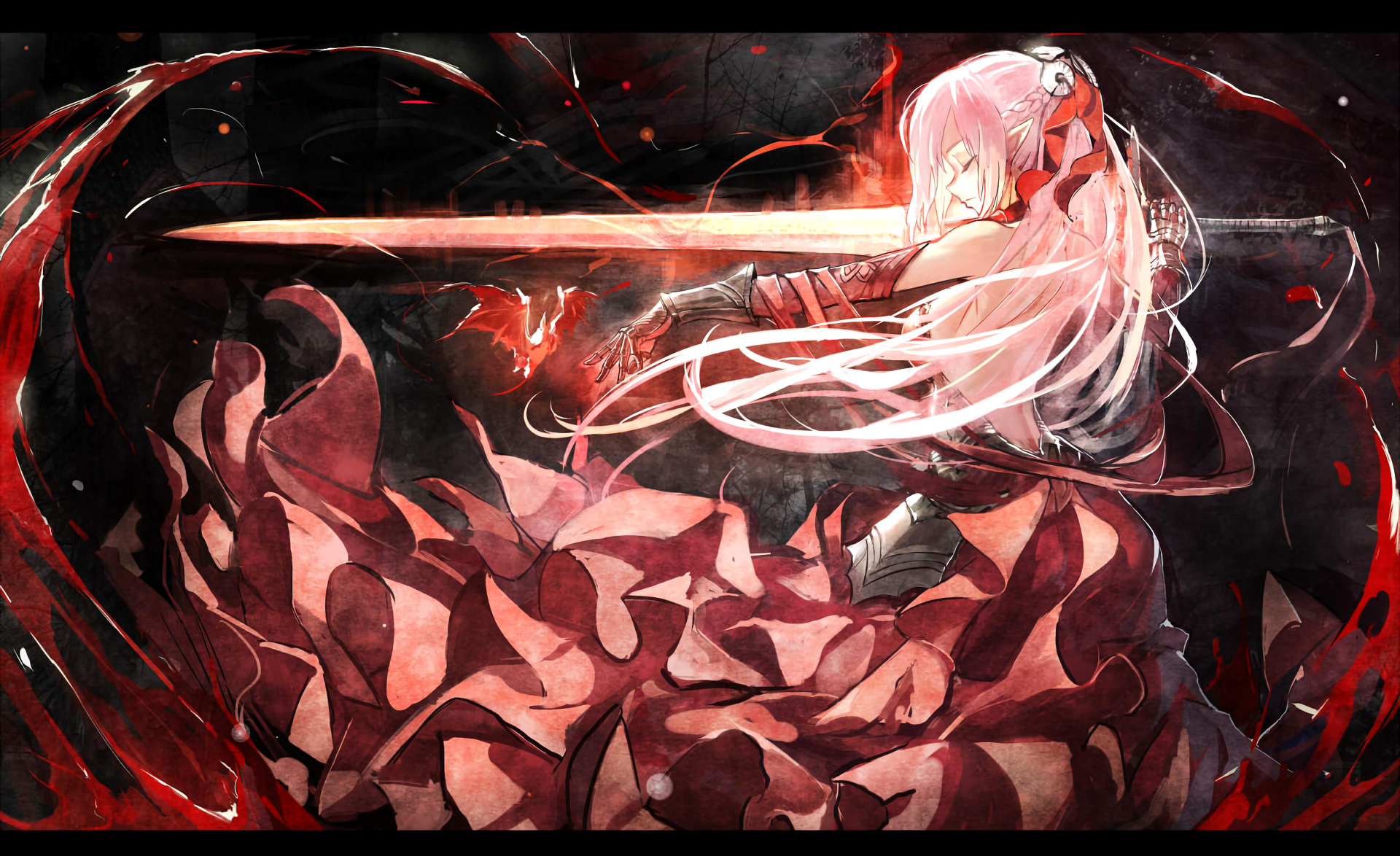 anime, comic art, anime girls, HD Wallpaper