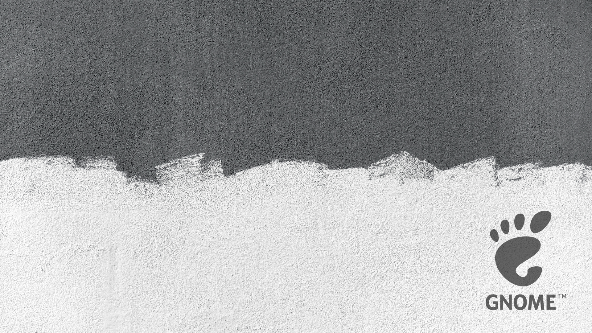 abstract, GNOME, monochrome, grey, Linux, HD Wallpaper