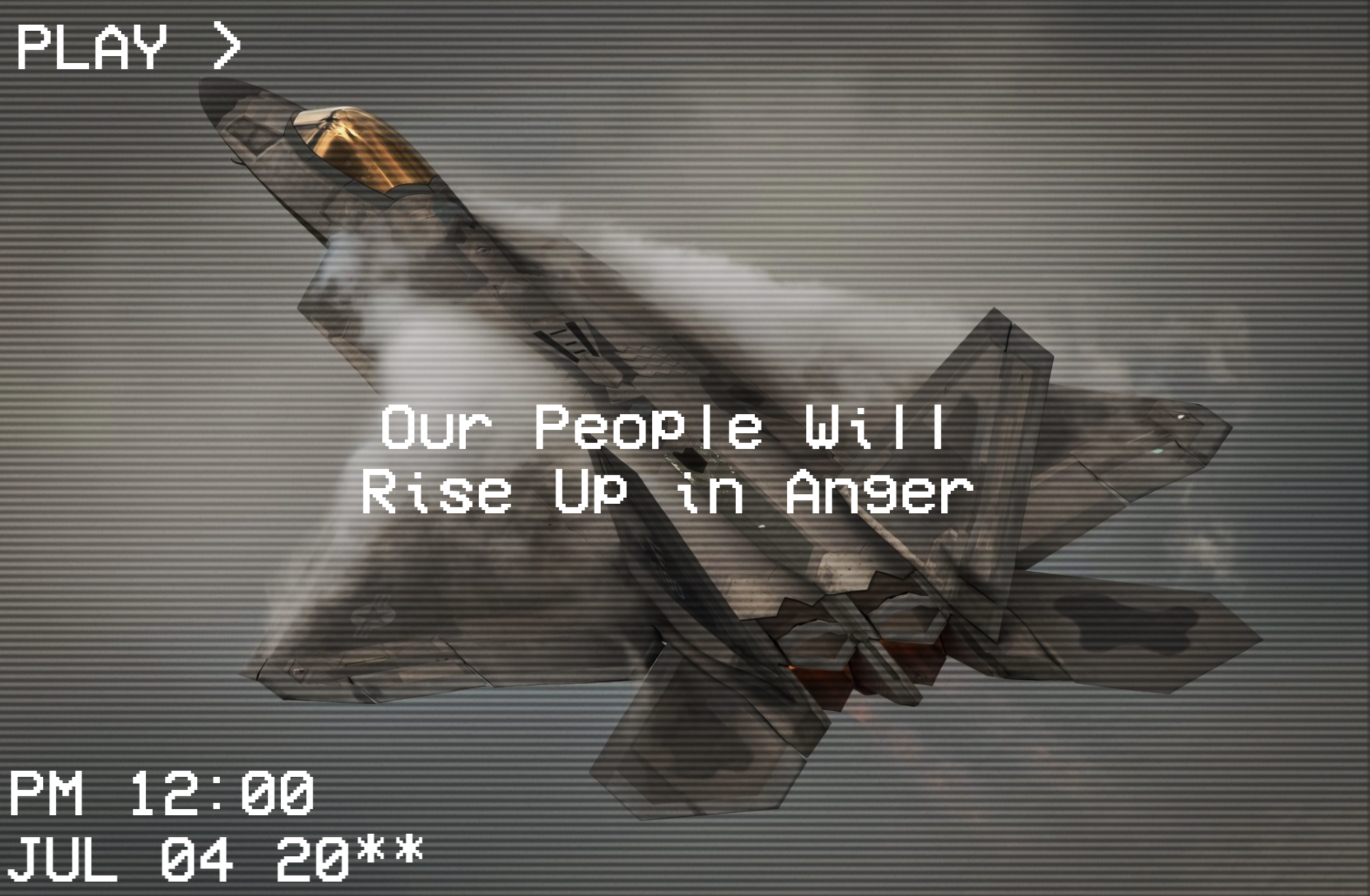 Retrowave, vaporwave, F-22 Raptor, military, VHS, US Air Force, aircraft, military aircraft, HD Wallpaper