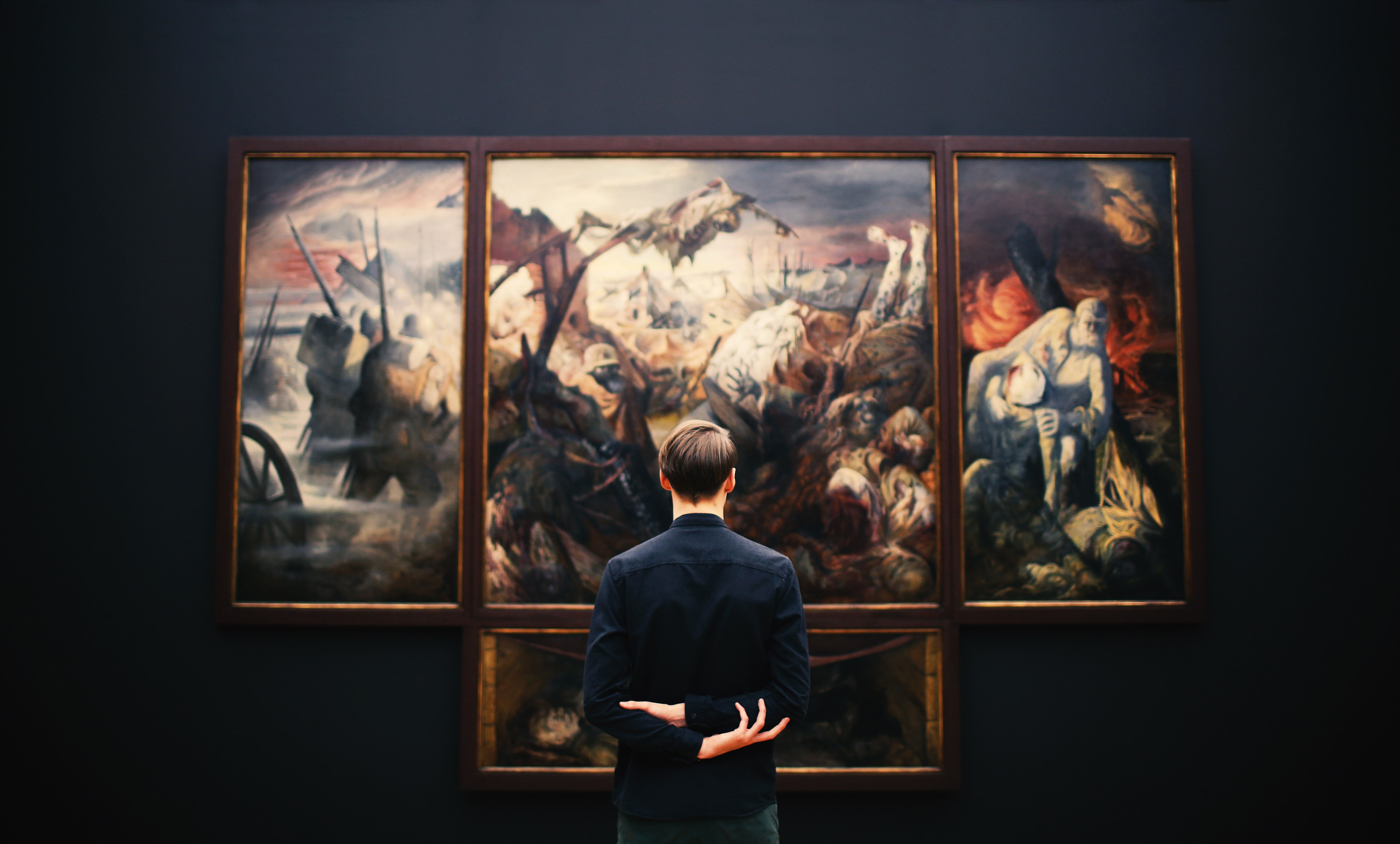 photography, dark, men, model, frame, picture, pictures, museum, artwork, HD Wallpaper