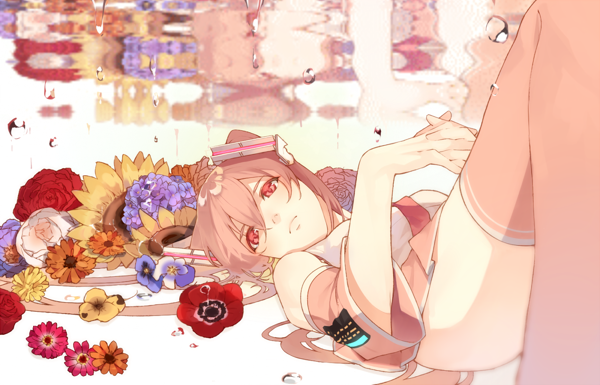 anime, comic art, Quadratic element, anime girls, HD Wallpaper