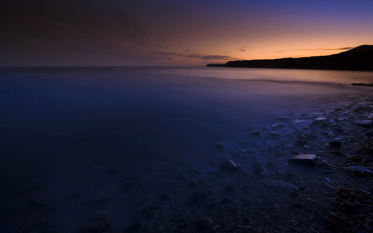 dawn, mist, dark, water, nature, outdoors, HD Wallpaper