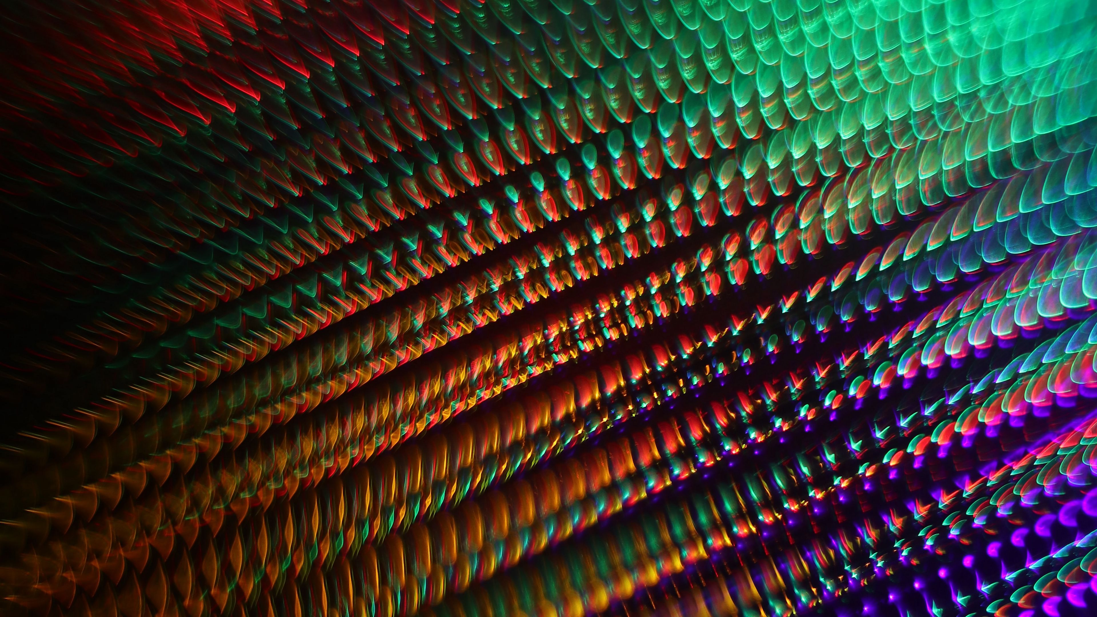 light, blur, colorful, abstraction, 4k, HD Wallpaper