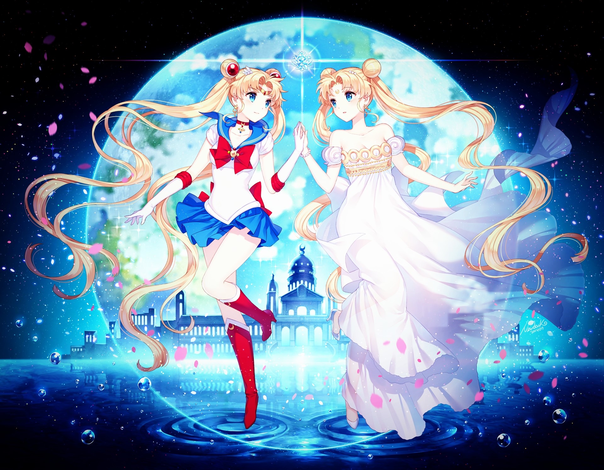 anime, anime girls, Sailor Moon, HD Wallpaper