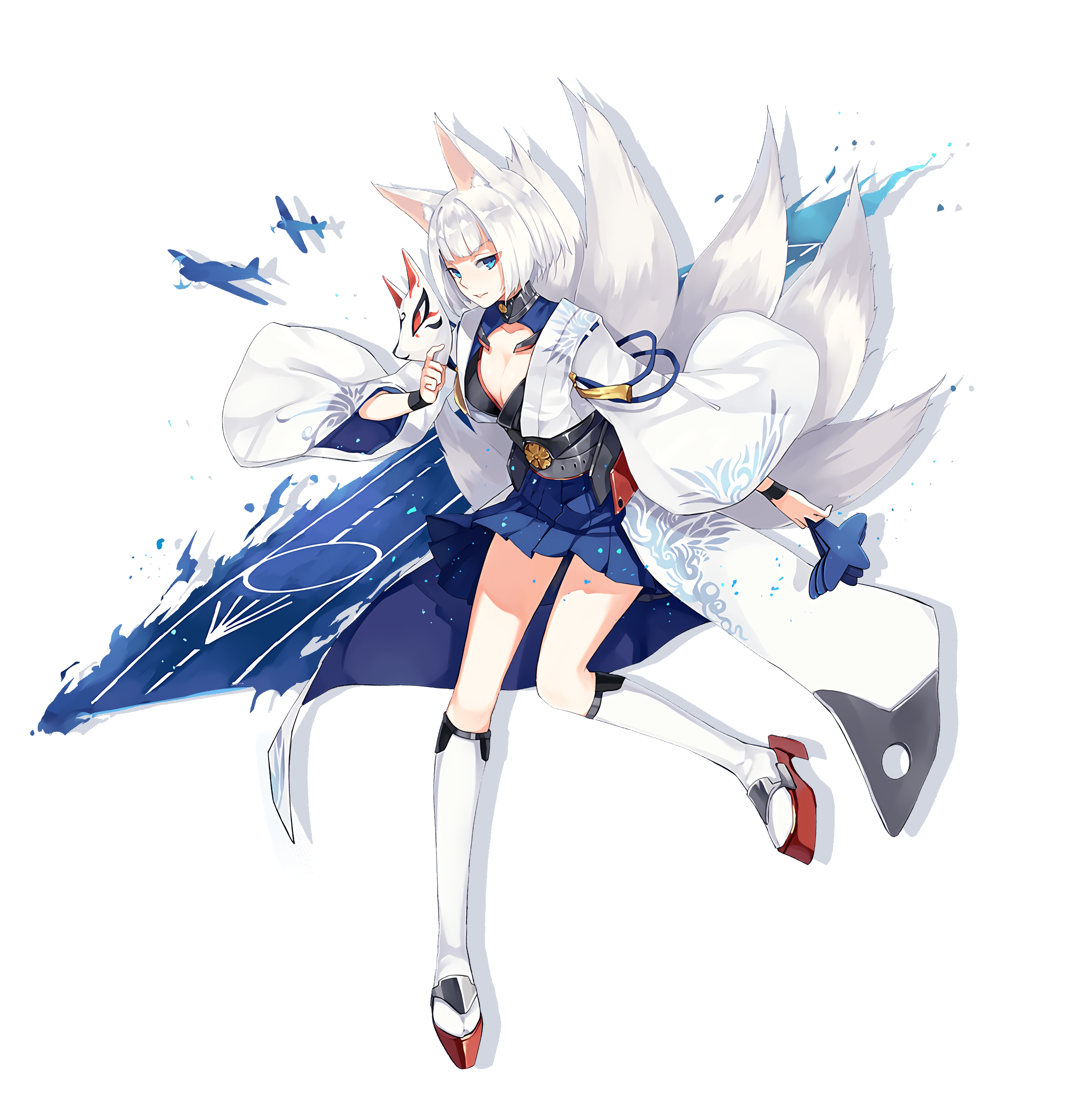Azur Lane, black background, Kaga (Azur Lane), HD Wallpaper