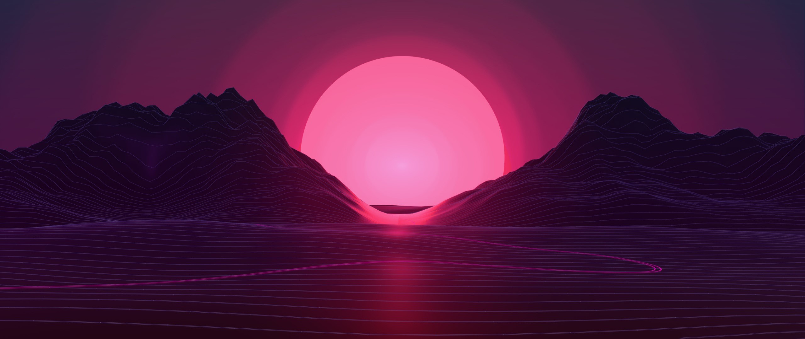 synthwave, Retrowave, 1980s, HD Wallpaper