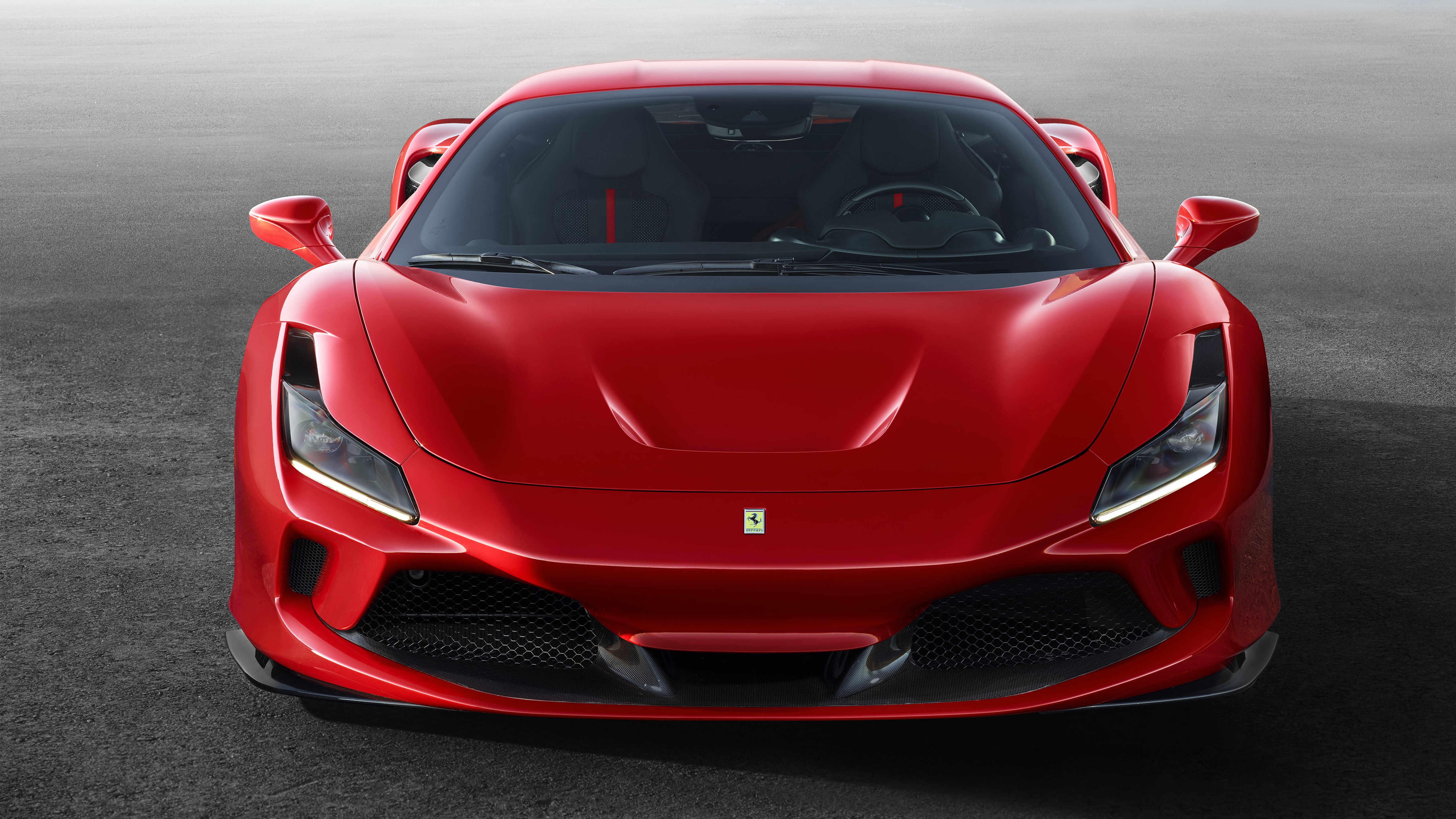 Ferrari F8 Tributo, Ferrari, car, vehicle, frontal view, HD Wallpaper