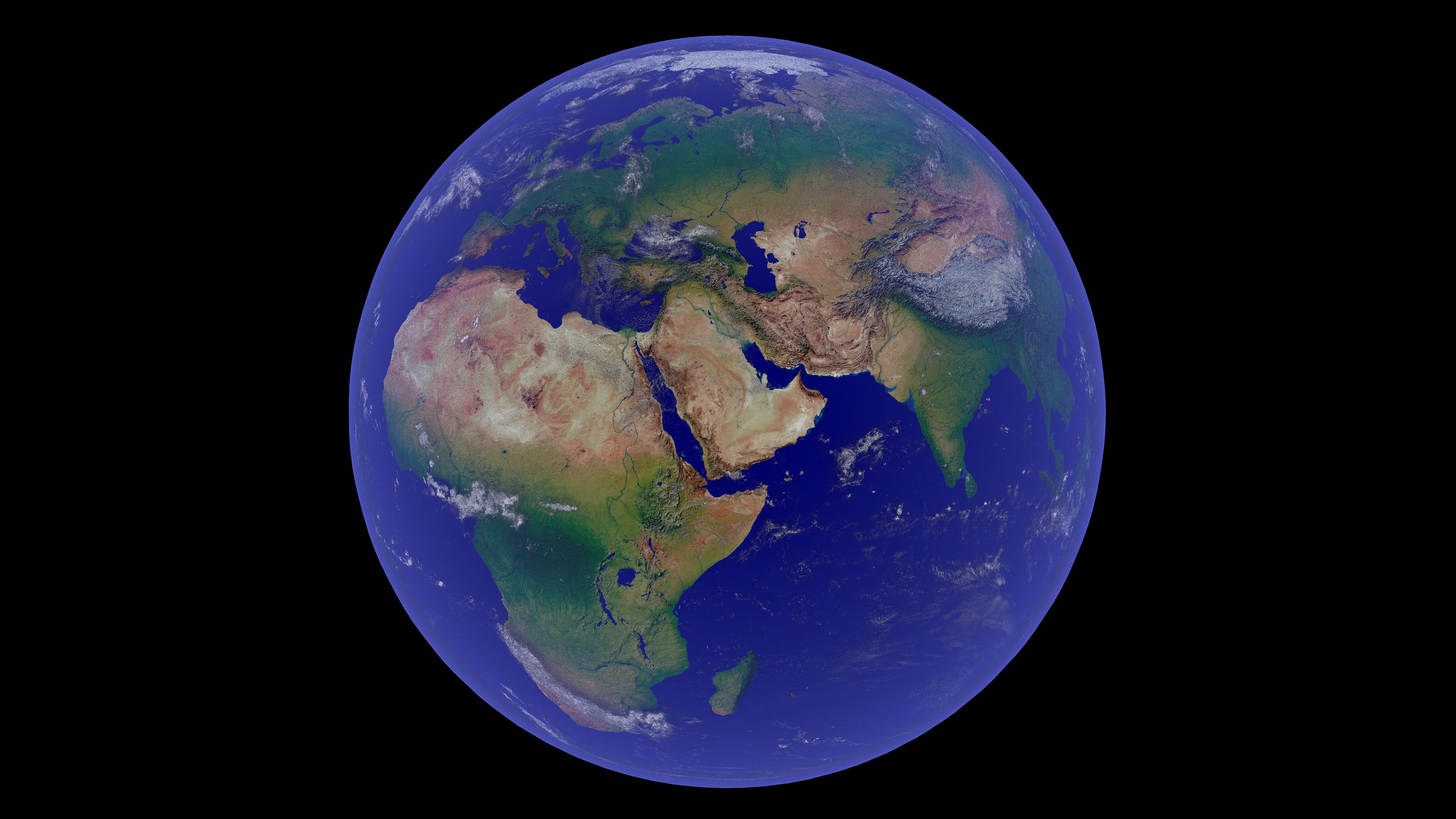 earth, planet, space, world, 4k, HD Wallpaper