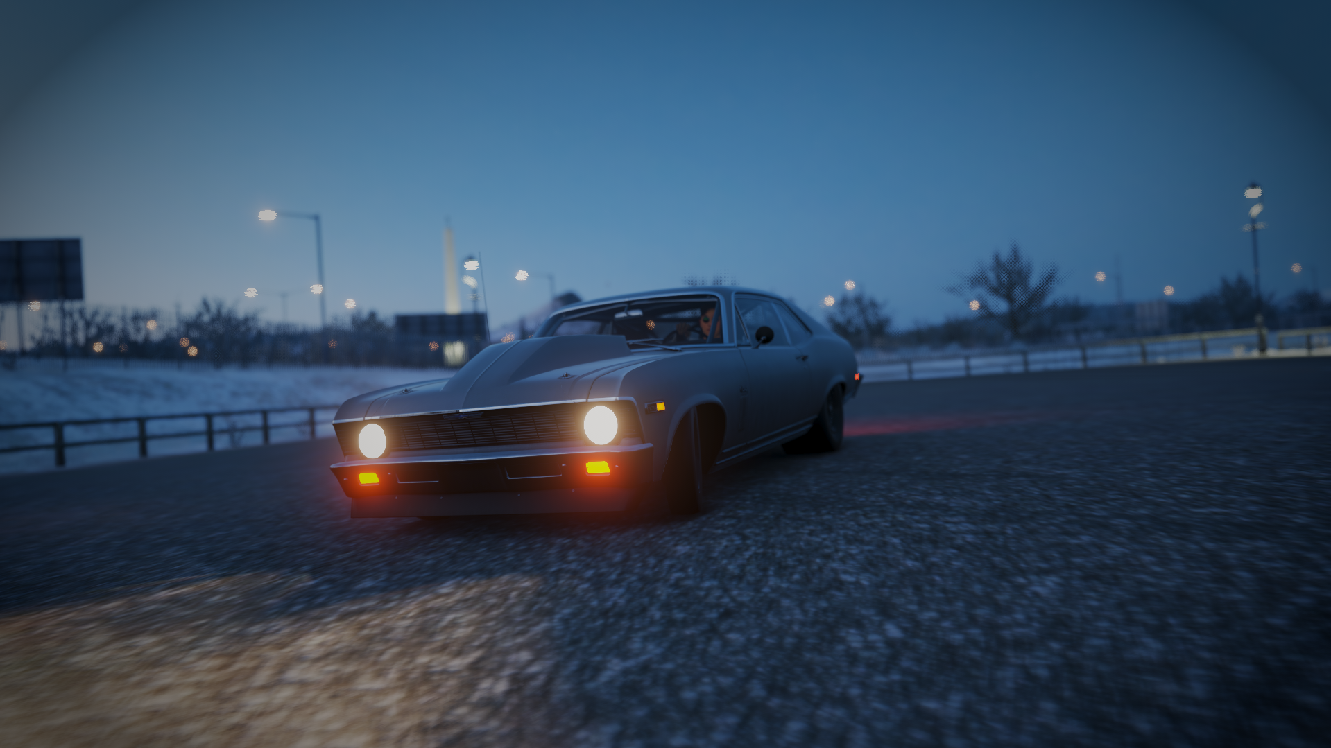 Forza Horizon, Forza Horizon 4, car, video game art, lights, depth of field, game art, video games, HD Wallpaper