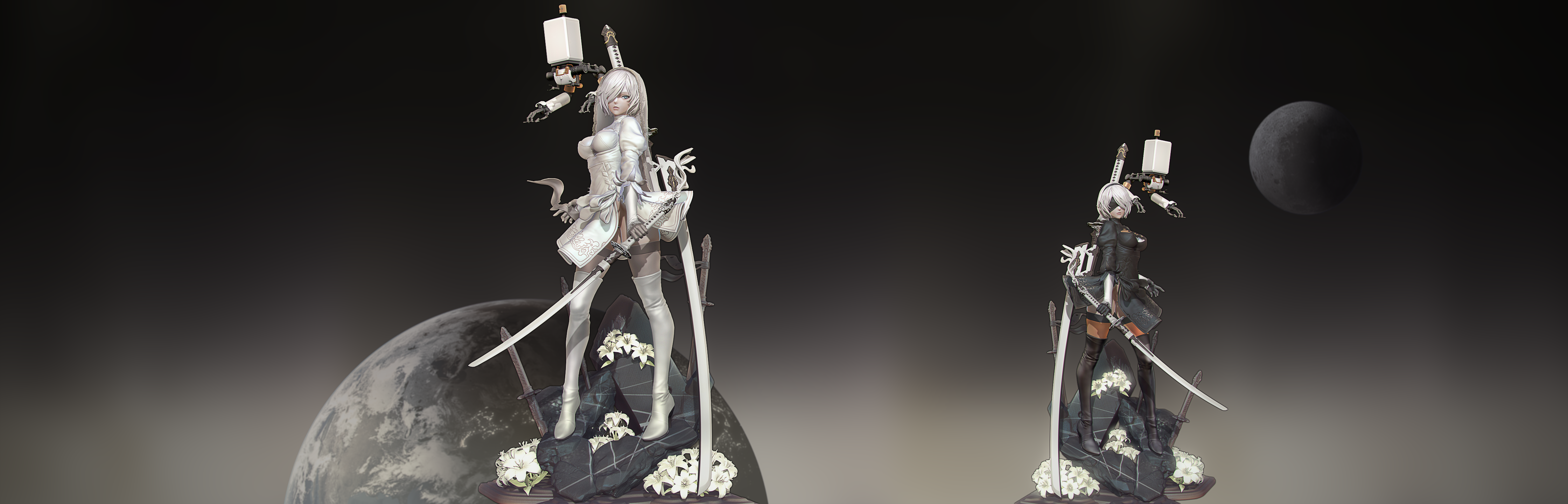 NieR, Nier: Automata, 2B (Nier: Automata), HD Wallpaper