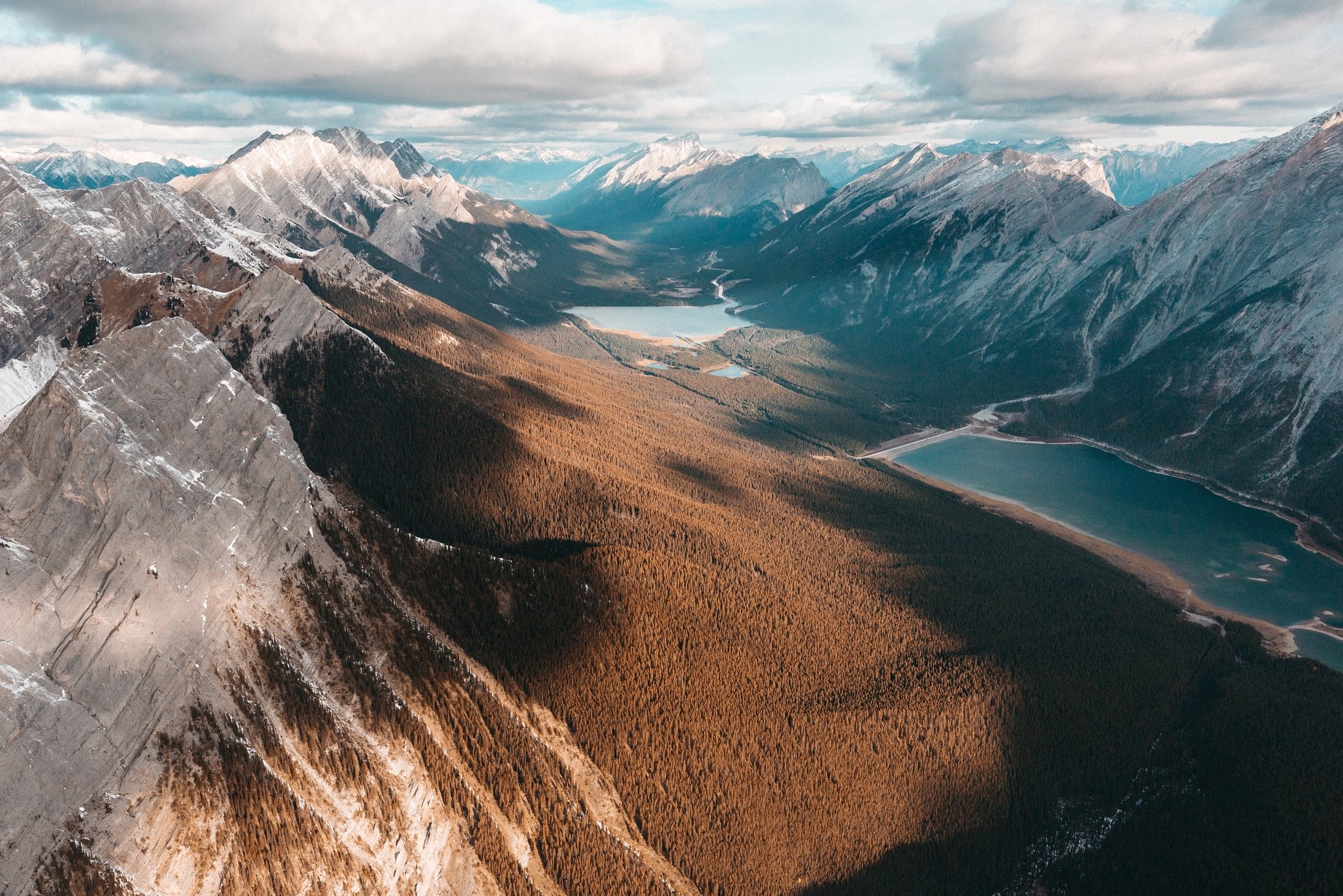 landscape, nature, mountains, lake, valley, HD Wallpaper