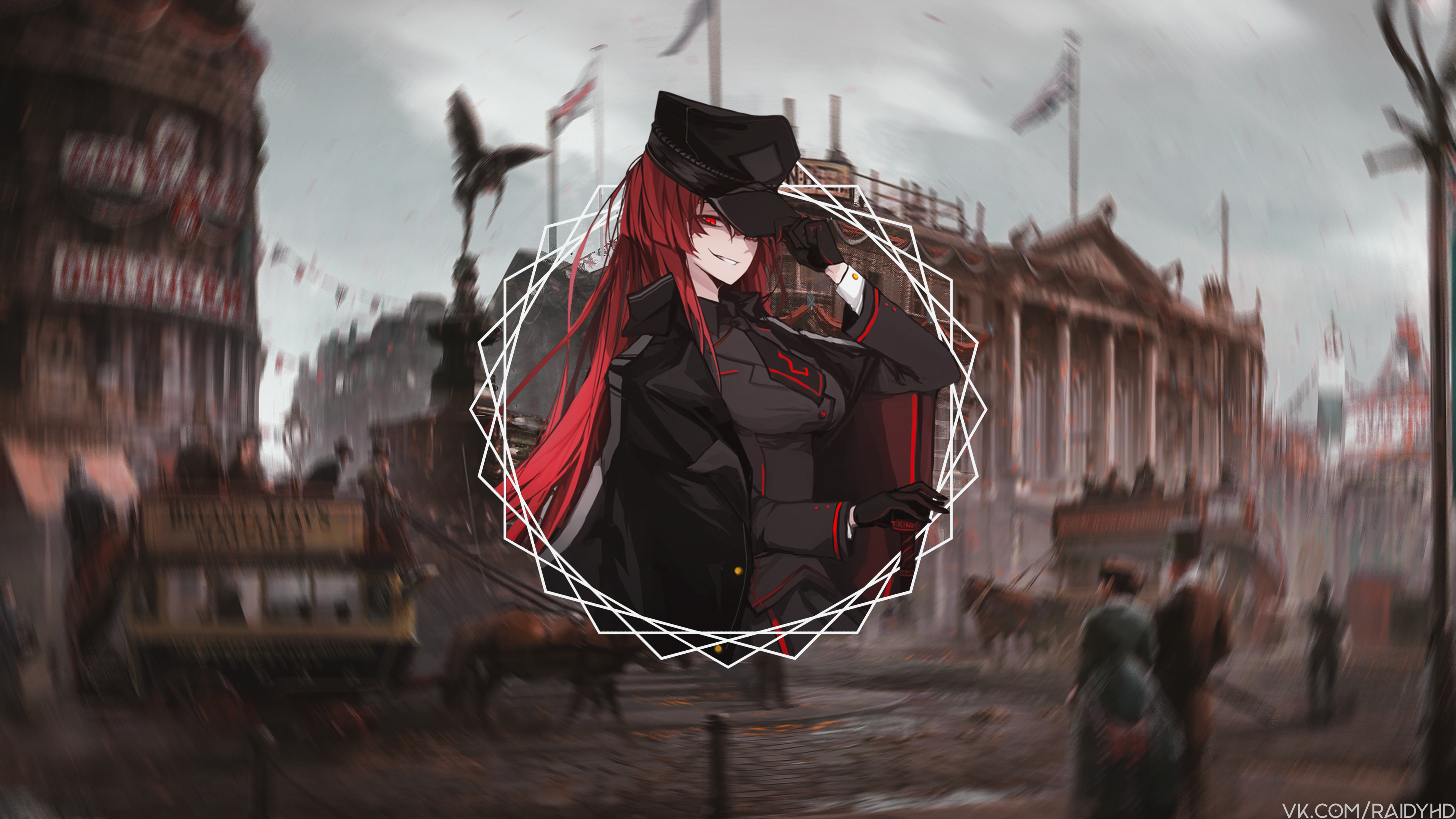 anime girls, anime, picture-in-picture, HD Wallpaper