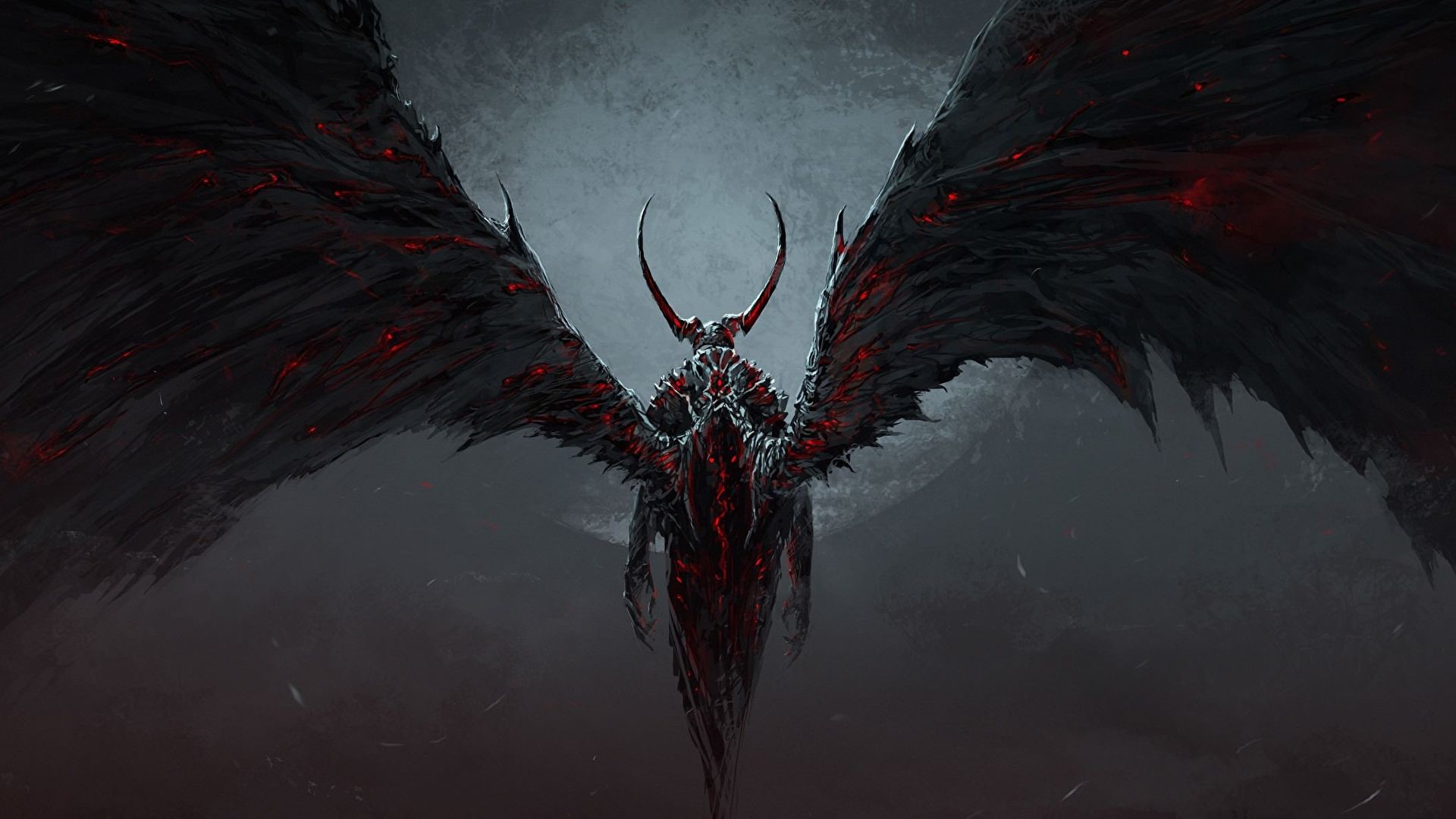 artwork, fantasy art, wings, HD Wallpaper