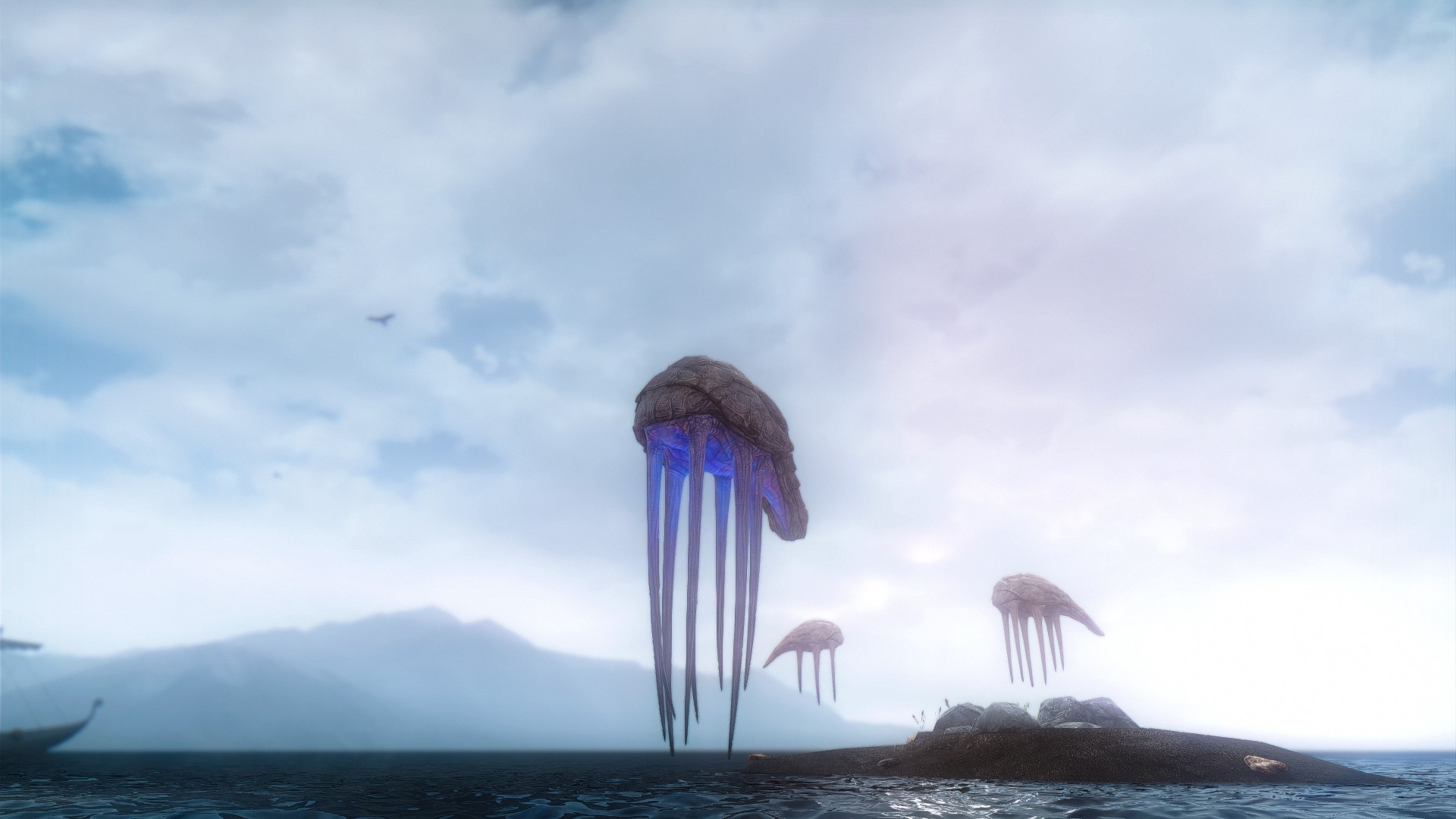 The Elder Scrolls V: Skyrim, Solstheim, screen shot, PC gaming, Siltstrider, HD Wallpaper