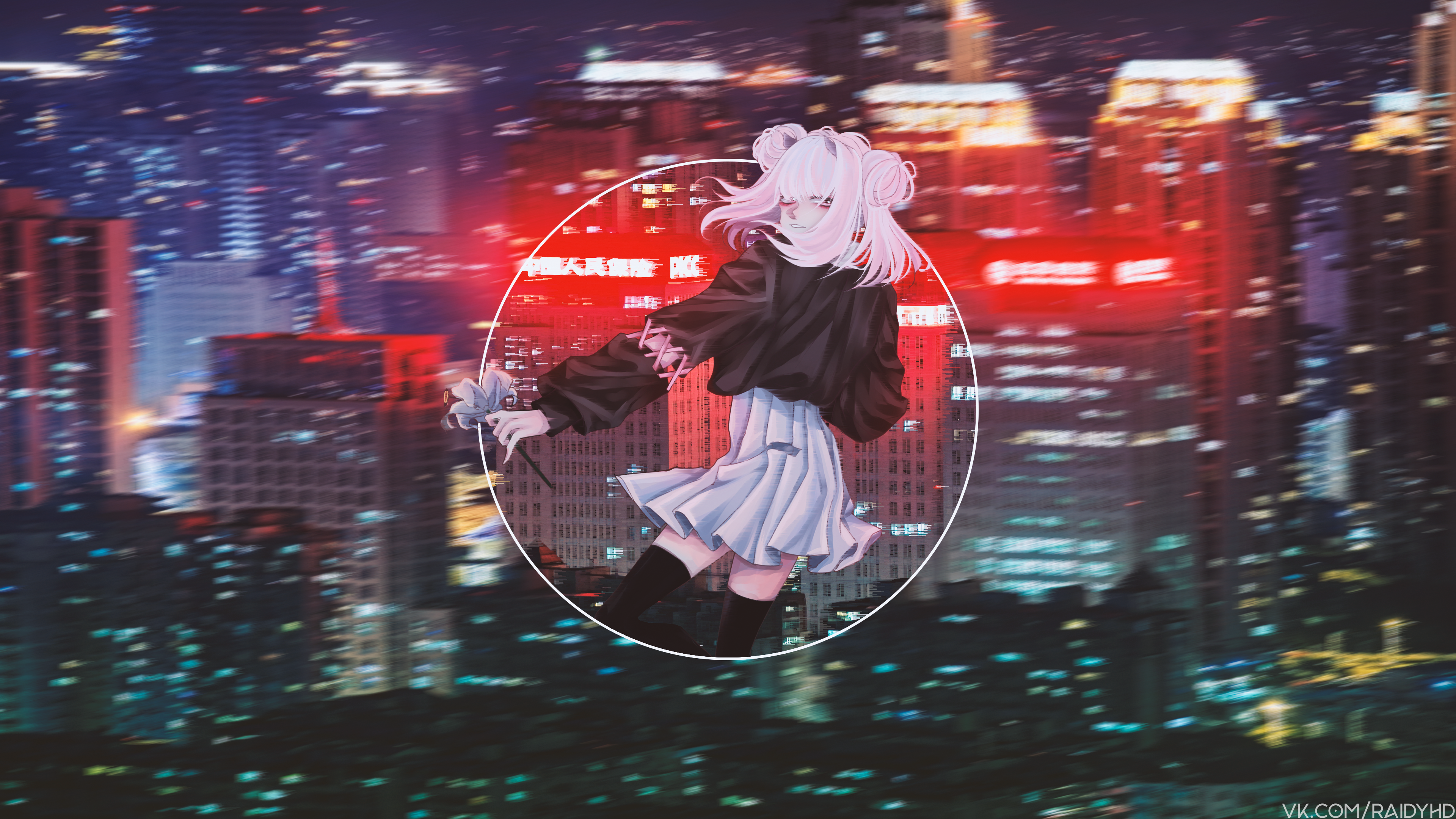 anime girls, anime, picture-in-picture, HD Wallpaper