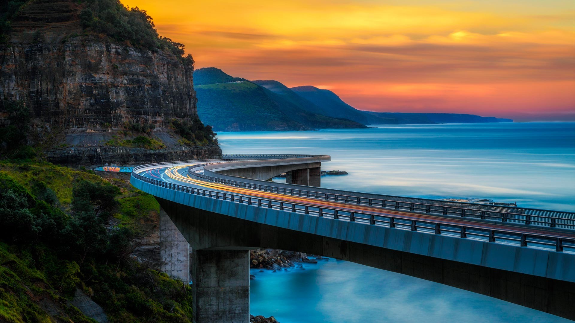 cliff, bridge, Sydney, HD Wallpaper