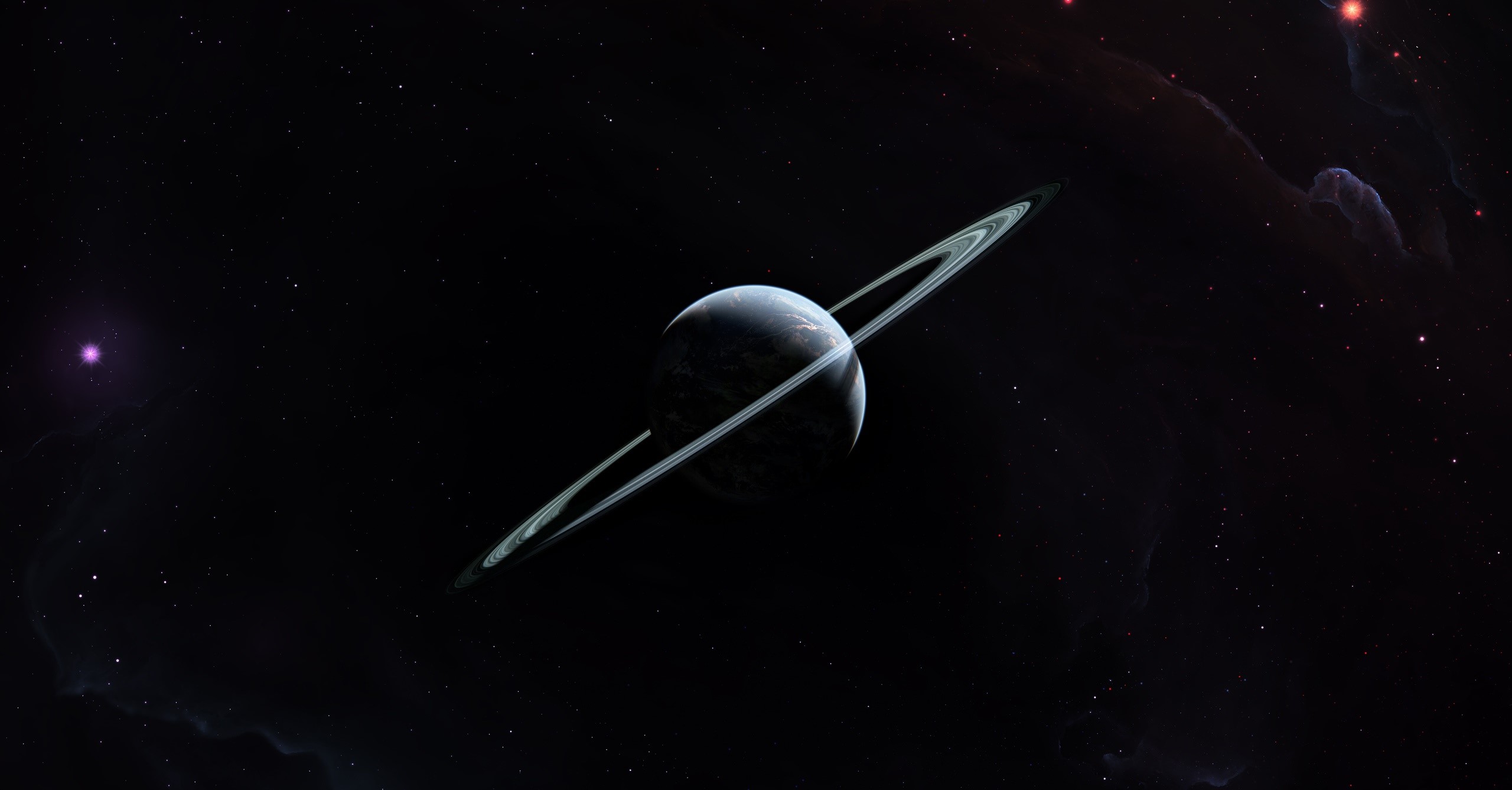 planet, digital art, space, space art, HD Wallpaper