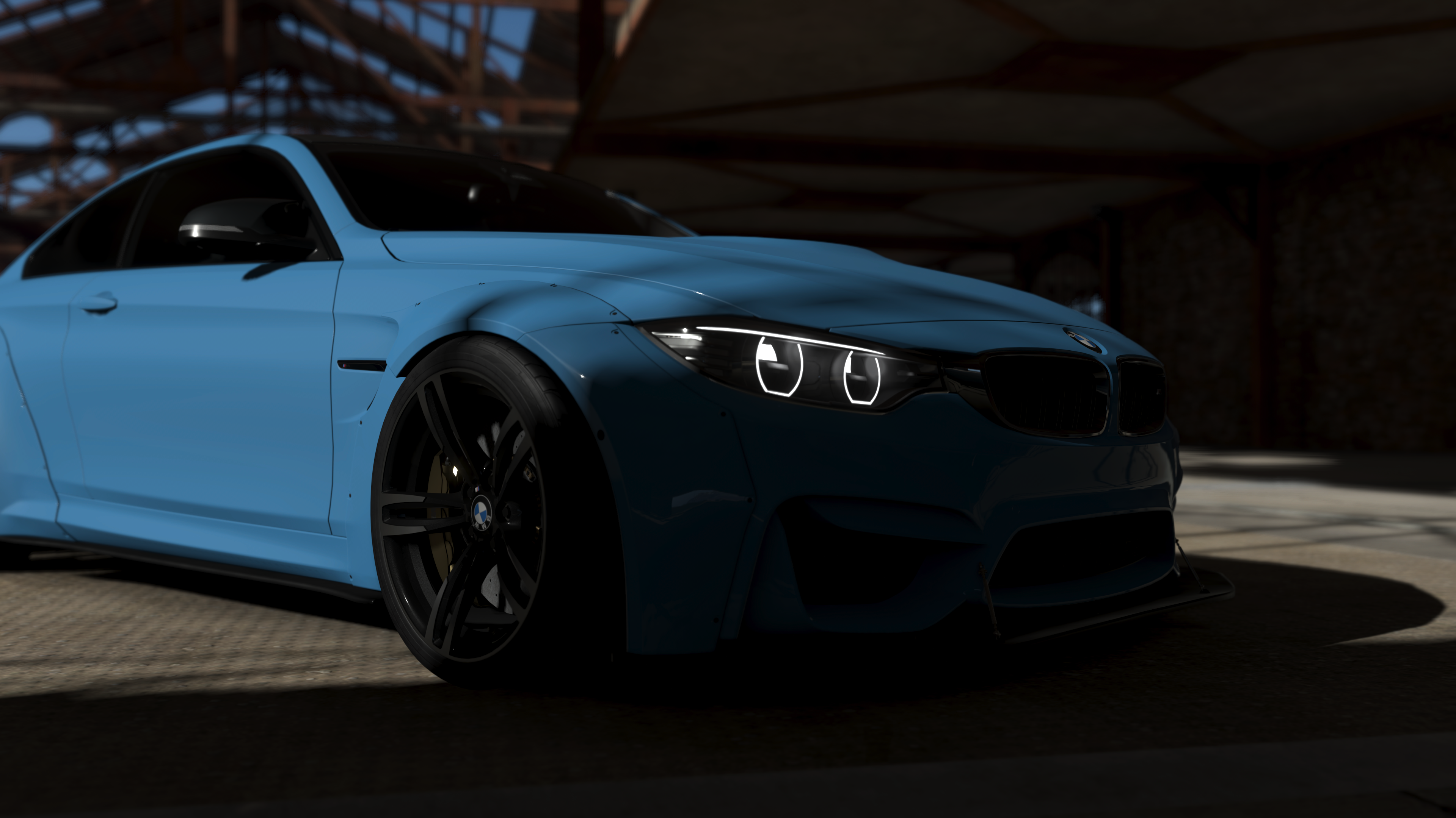 Forza, Forza Horizon 4, video games, BMW, blue cars, vehicle, screen shot, BMW F80/F82/F83, car, HD Wallpaper