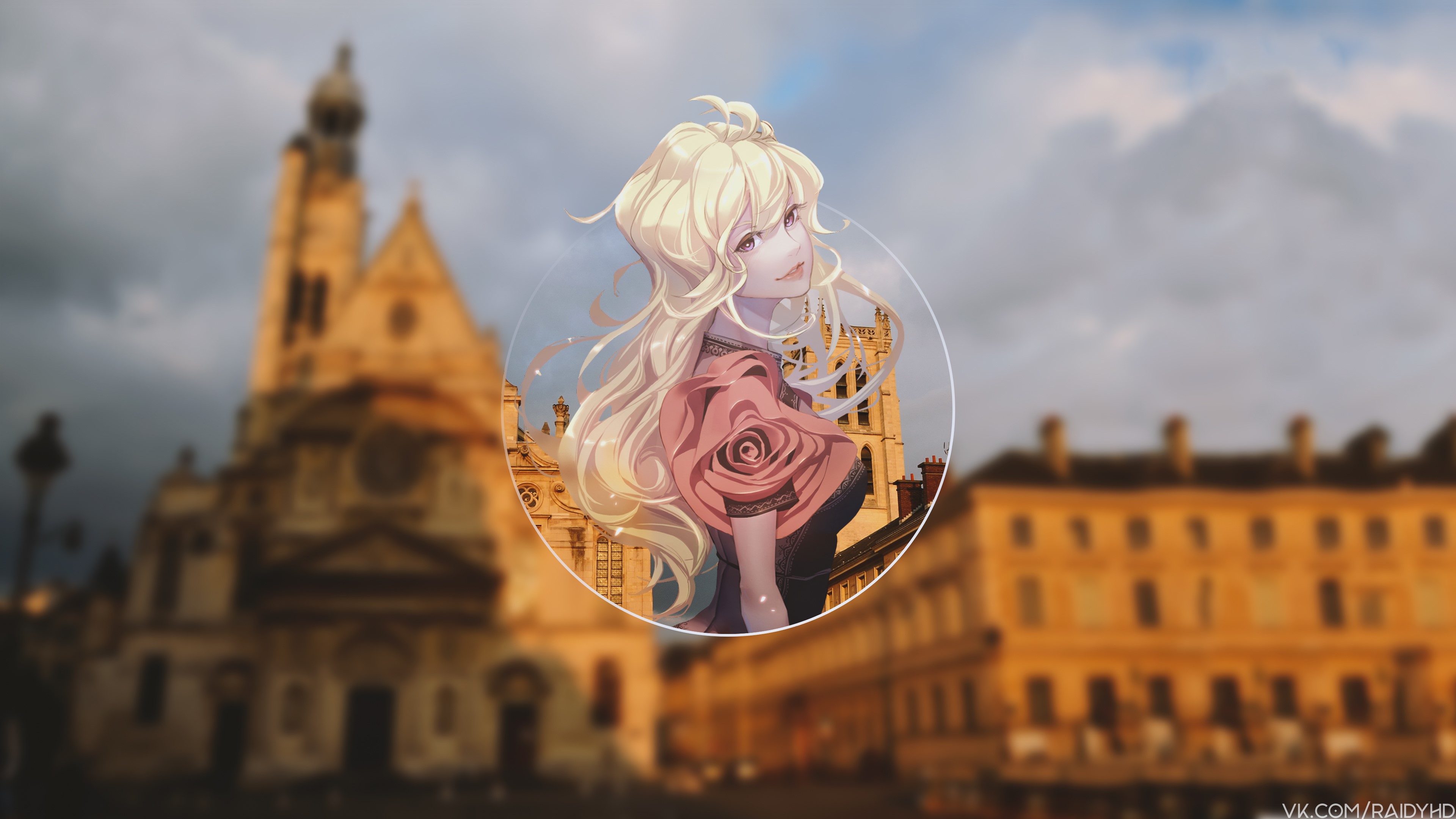 anime girls, anime, picture-in-picture, HD Wallpaper