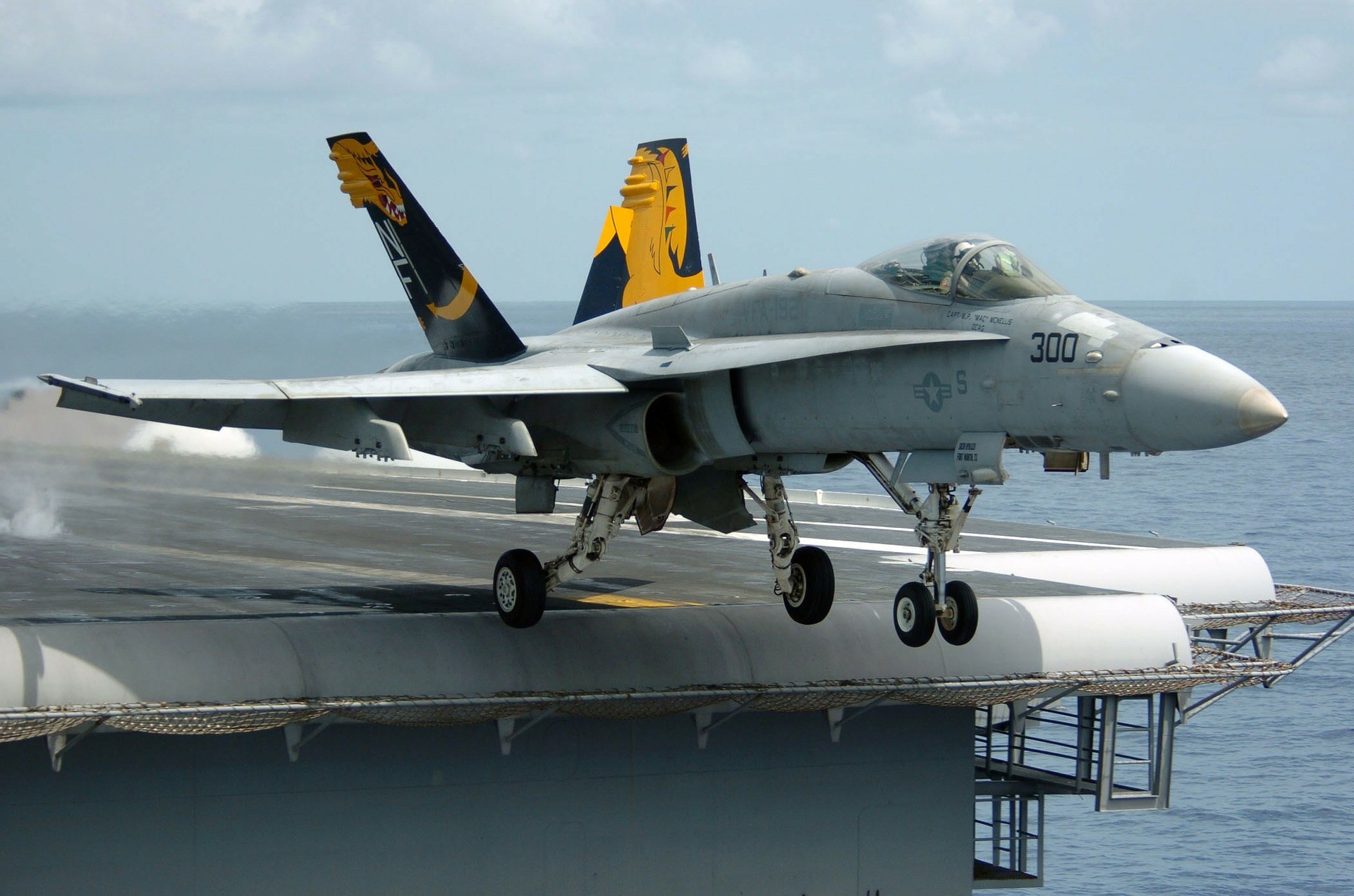F/A-18 Hornet, aircraft, jet fighter, navy, aircraft carrier, HD Wallpaper