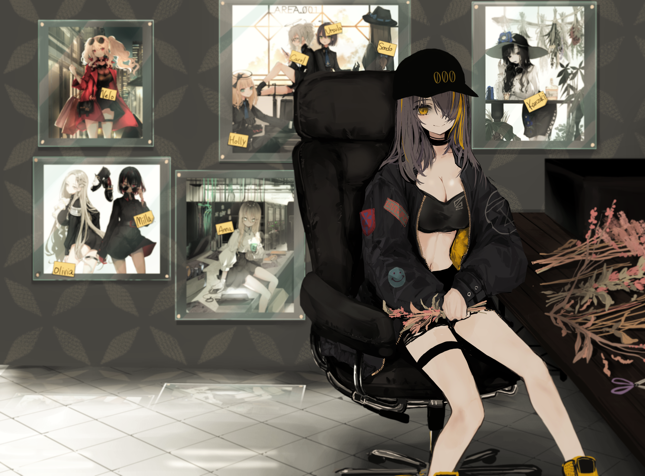 anime girls, anime, original characters, ɴᴀʀᴜᴇ, HD Wallpaper