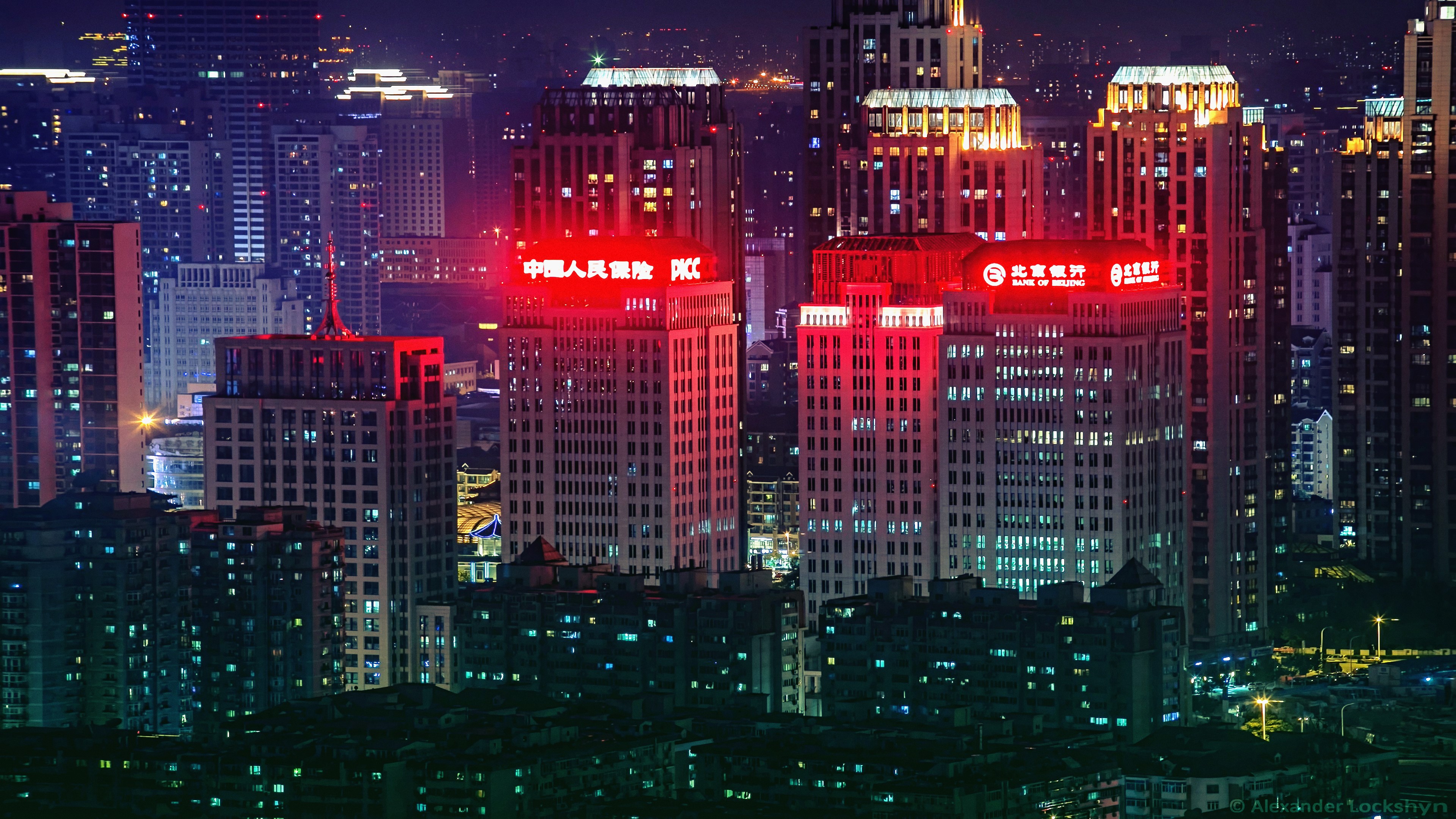 cityscape, city, lights, city lights, building, HD Wallpaper