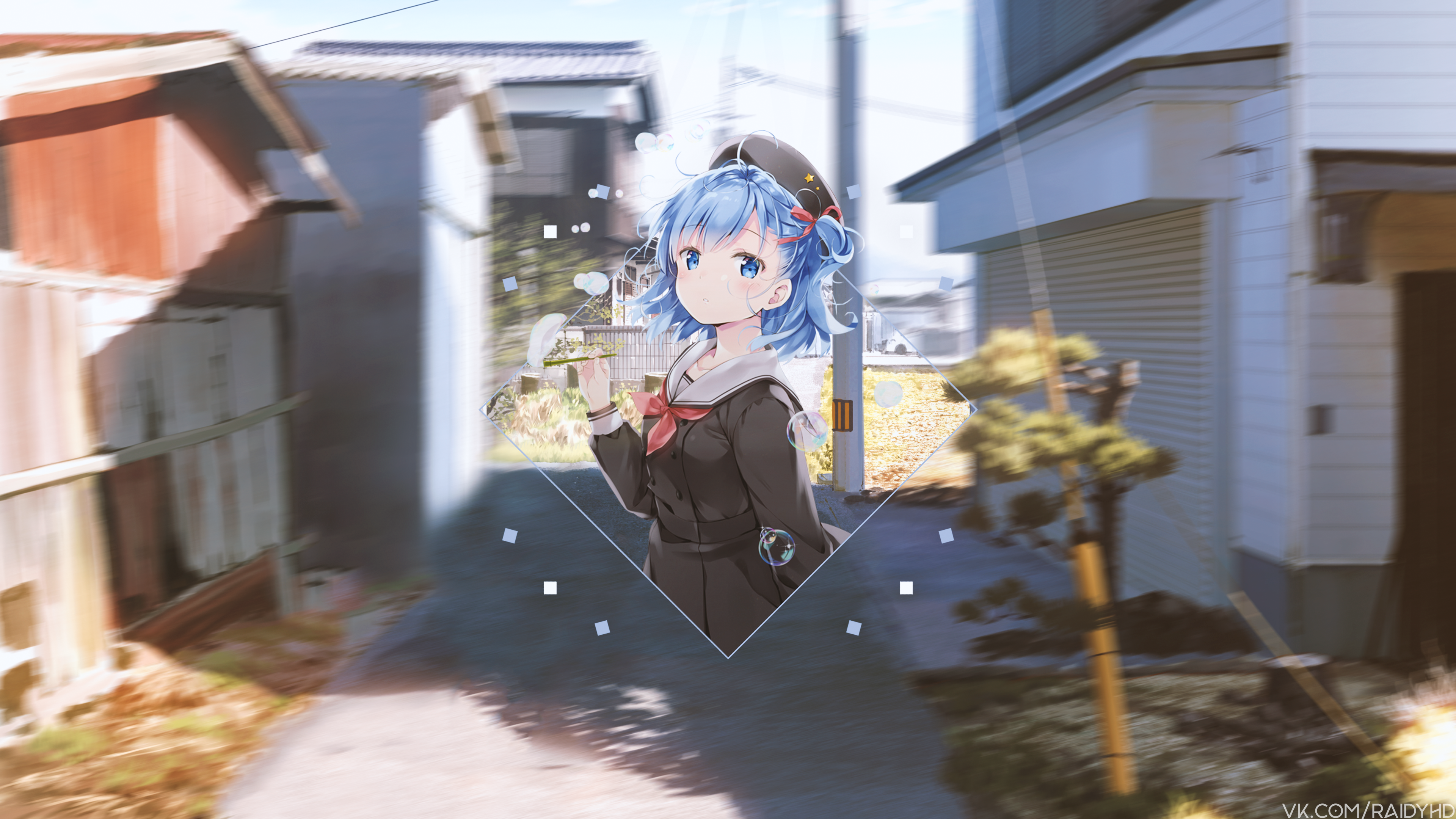 anime girls, anime, picture-in-picture, HD Wallpaper