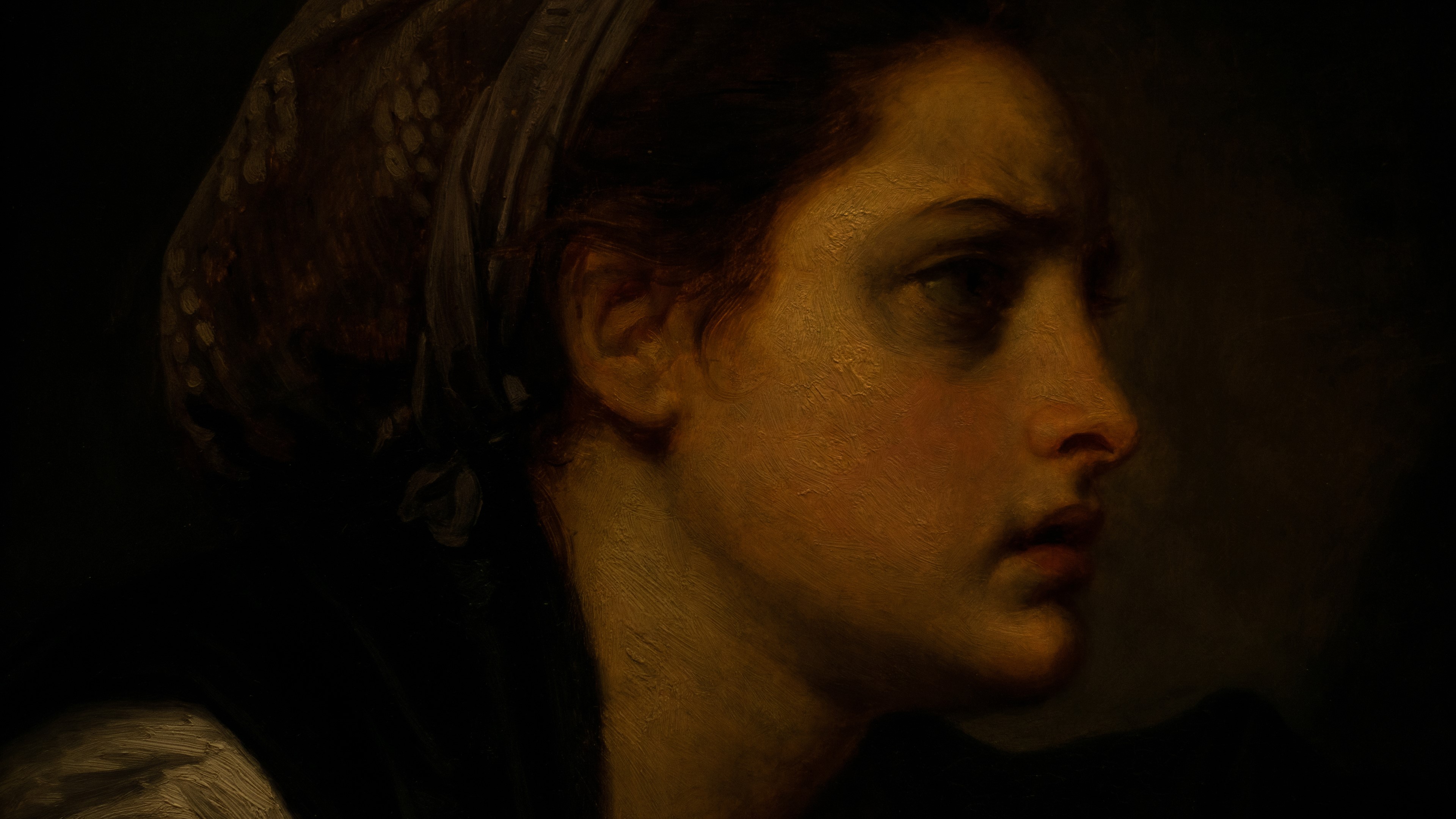 Jean-Baptiste Greuze, oil painting, women, HD Wallpaper
