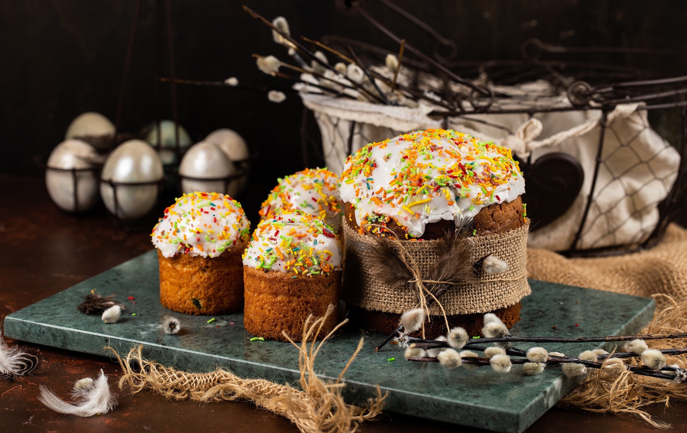 food, sweets, cake, HD Wallpaper